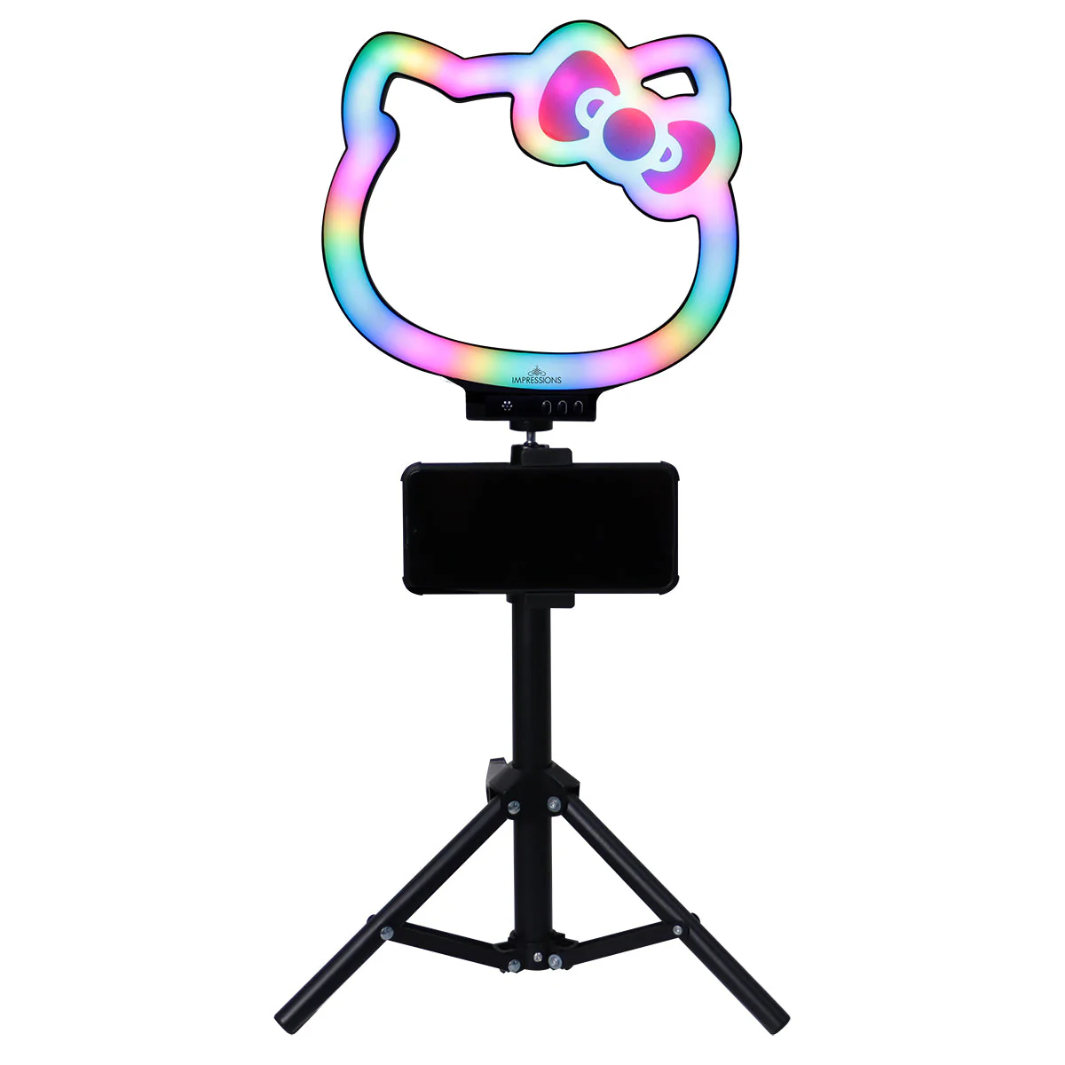 Hello Kitty x Impressions Vanity 10" Desktop Ring Light Tripod - Image 9