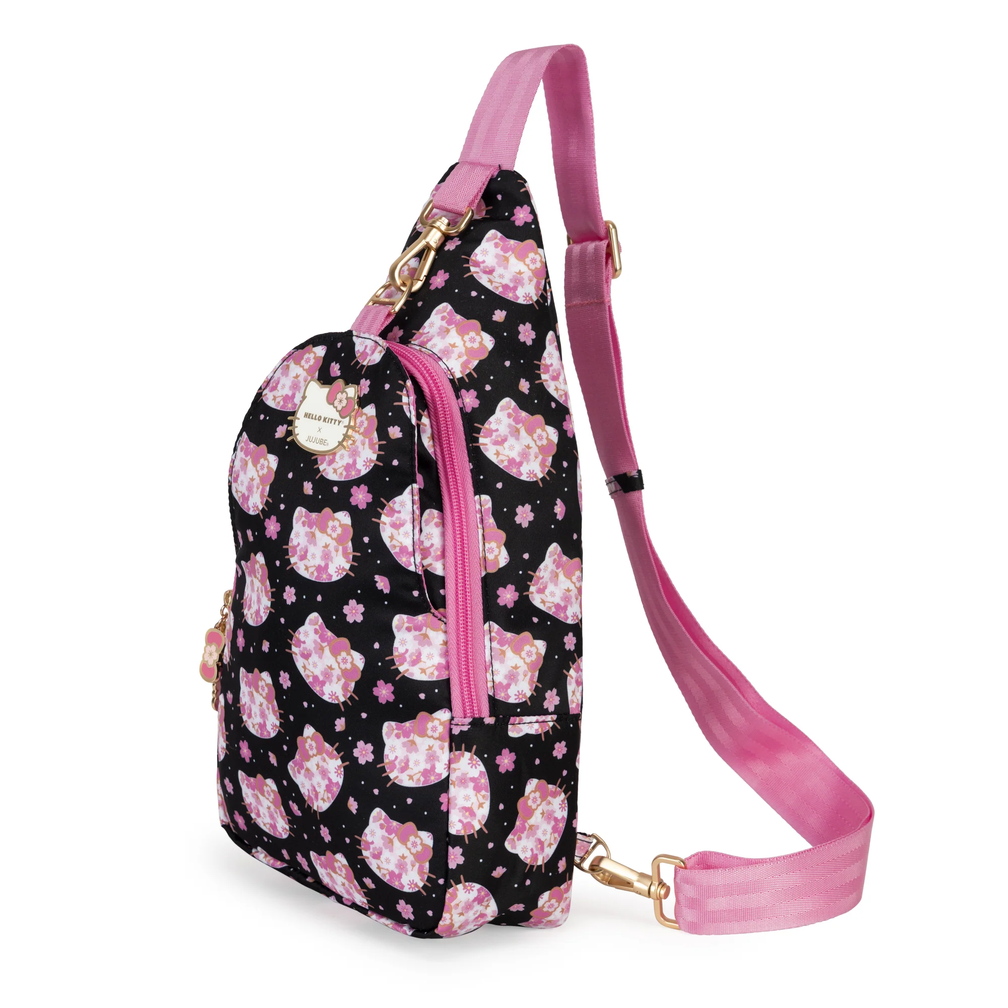 Hello Kitty x JuJuBe Crossbody Sling Bag (Cherry Blossoms) - Image 2