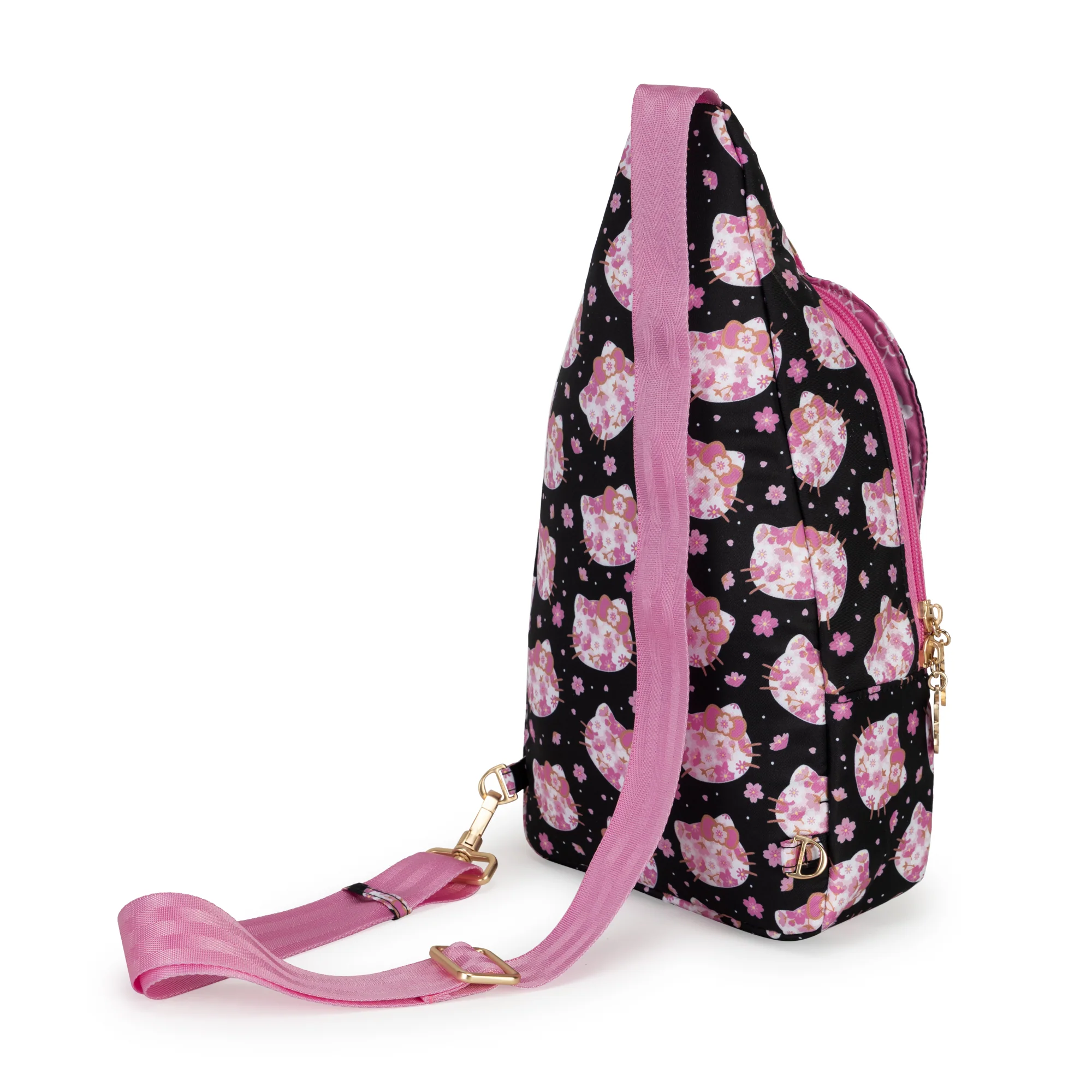 Hello Kitty x JuJuBe Crossbody Sling Bag (Cherry Blossoms) - Image 3