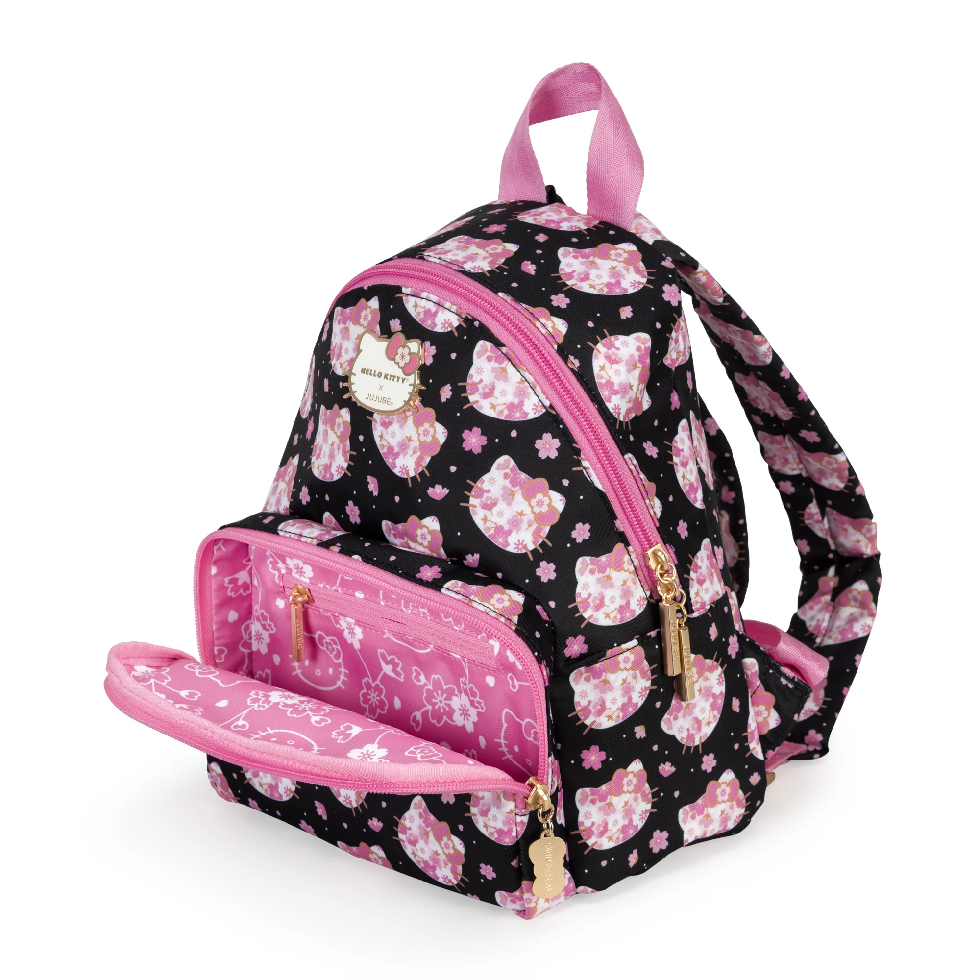 Hello Kitty x JuJuBe Everyday Mini Backpack (Cherry Blossoms) - Image 2