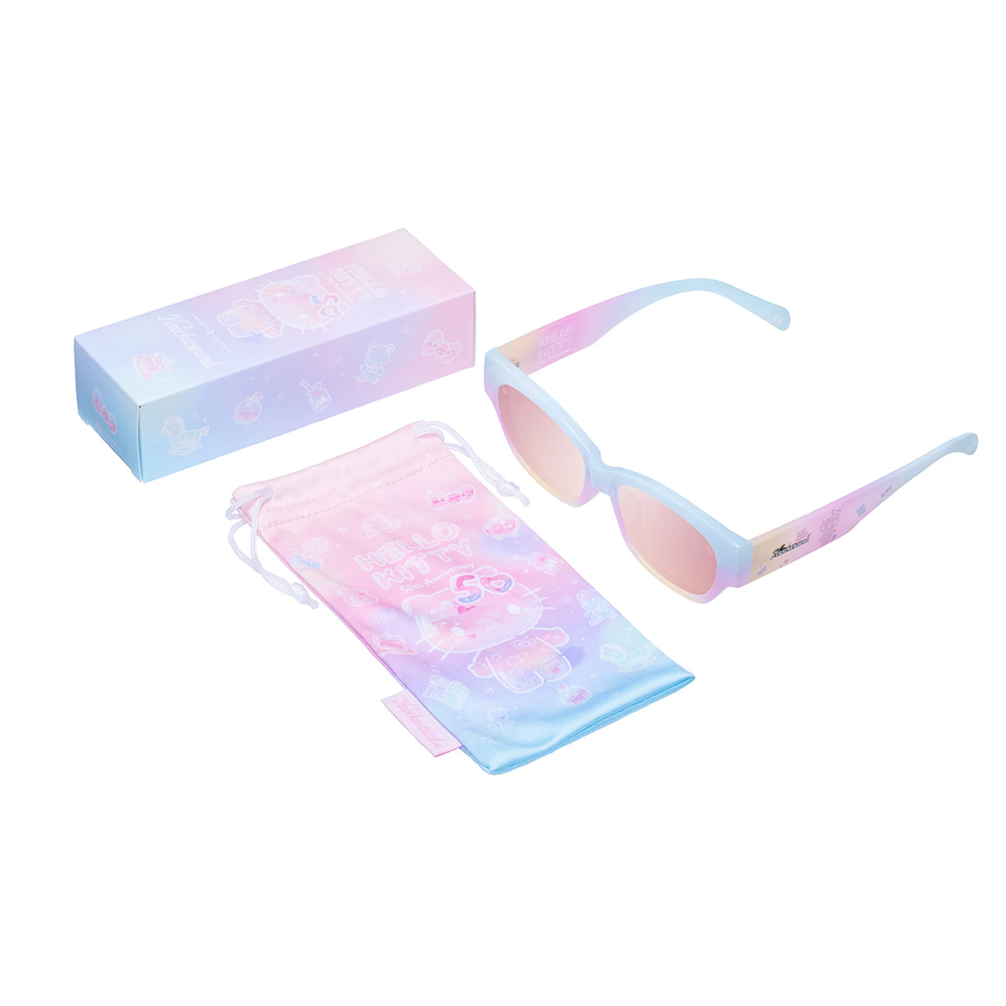 Hello Kitty x Knockaround 50th Anniversary Sunglasses (Junipers) - Image 8