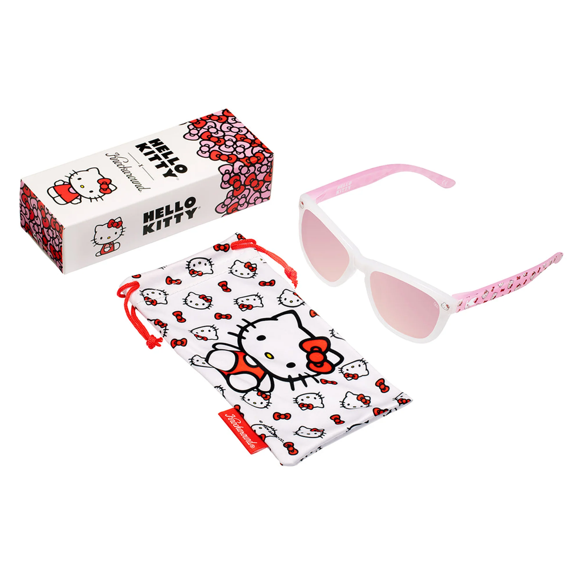 Hello Kitty x Knockaround Kids Pink Sunglasses (Premiums) - Image 3