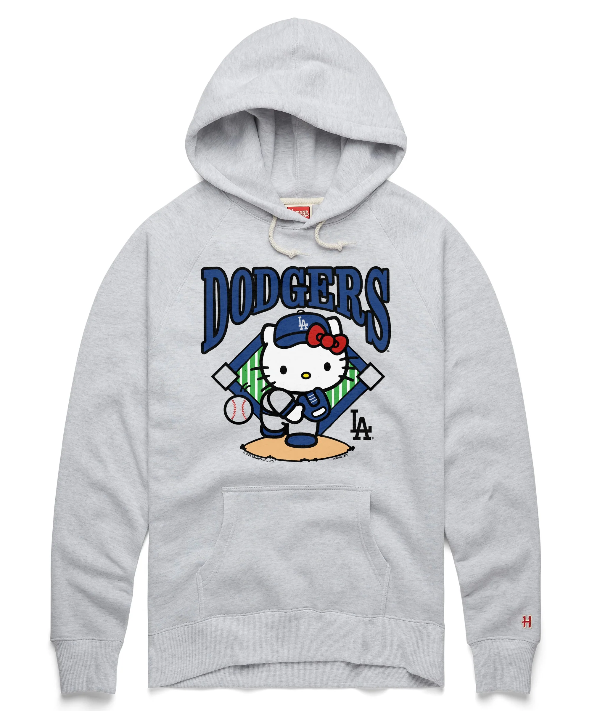 Hello Kitty x Los Angeles Dodgers First Pitch Hoodie (Adult - Unisex) - Image 2