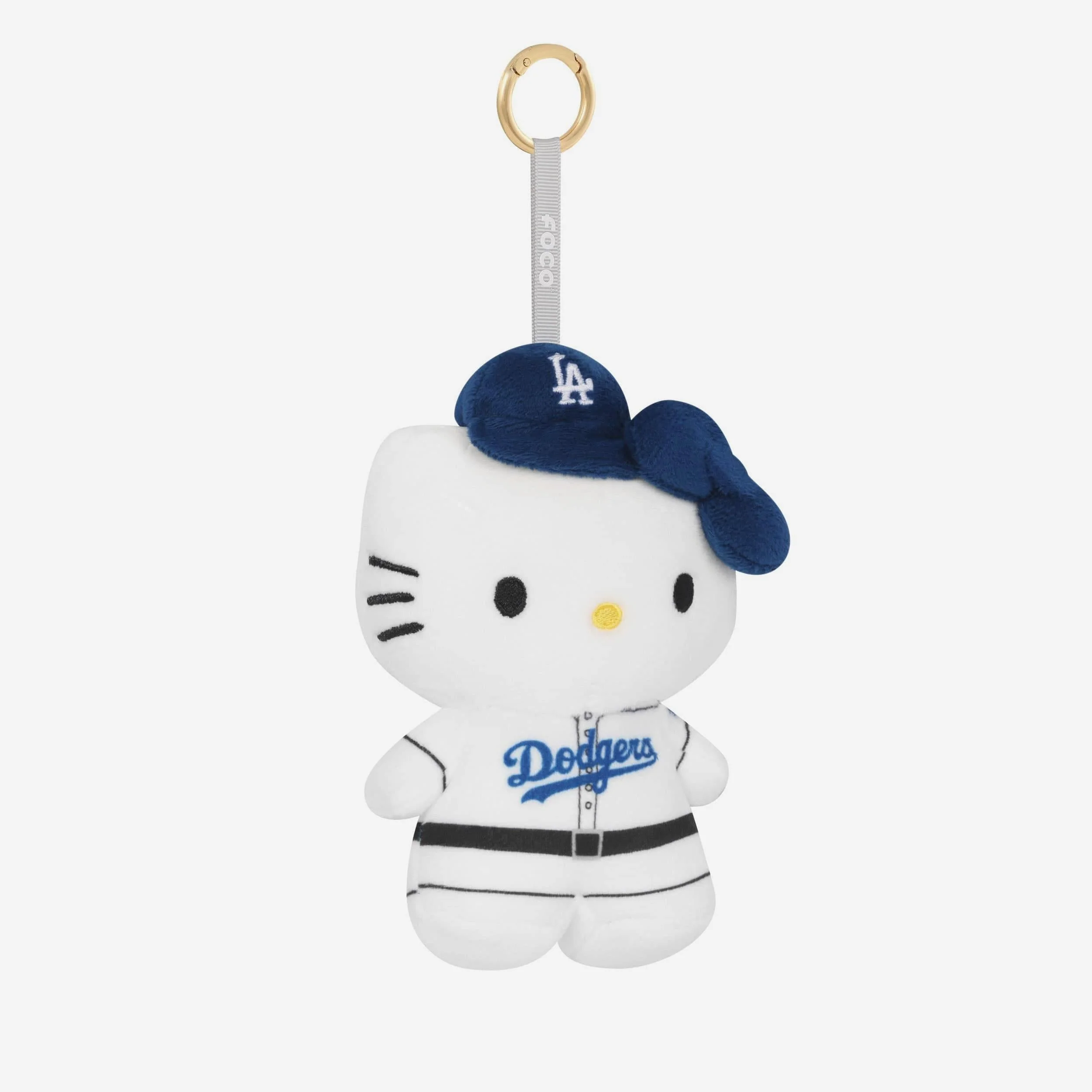 Hello Kitty x Los Angeles Dodgers Plush Mascot Keychain (Blue) - Image 3