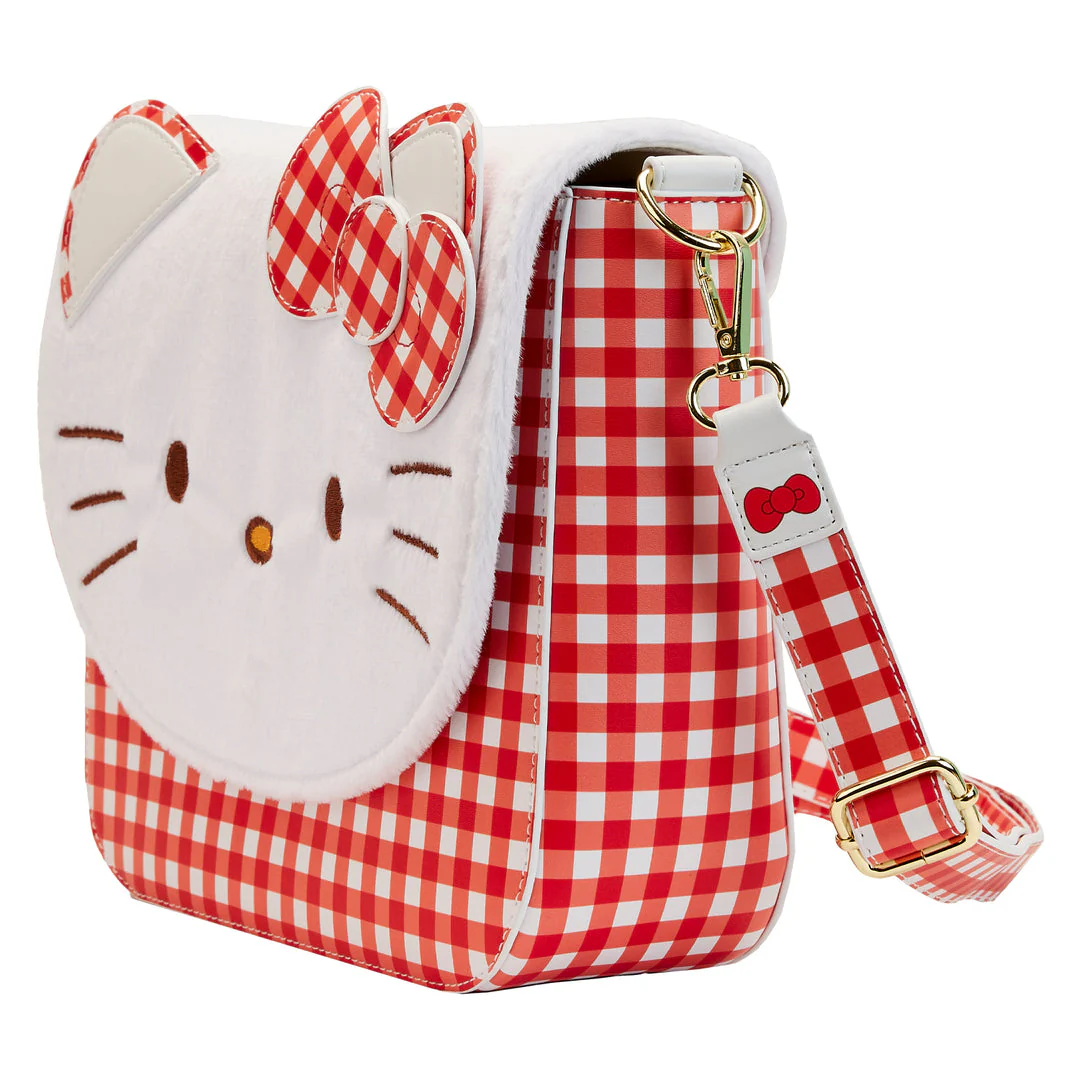 Hello Kitty x Loungefly Gingham Crossbody Bag - Image 3