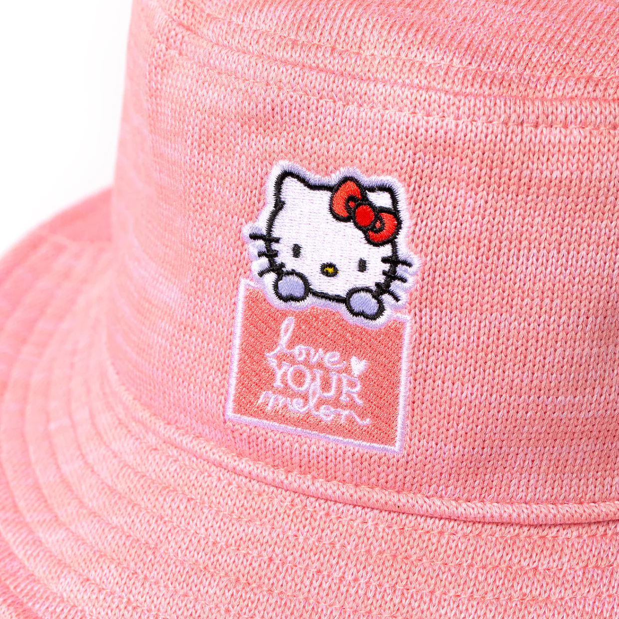 Hello Kitty x Love Your Melon Speckled Hero Bucket Hat (Pink) - Image 5