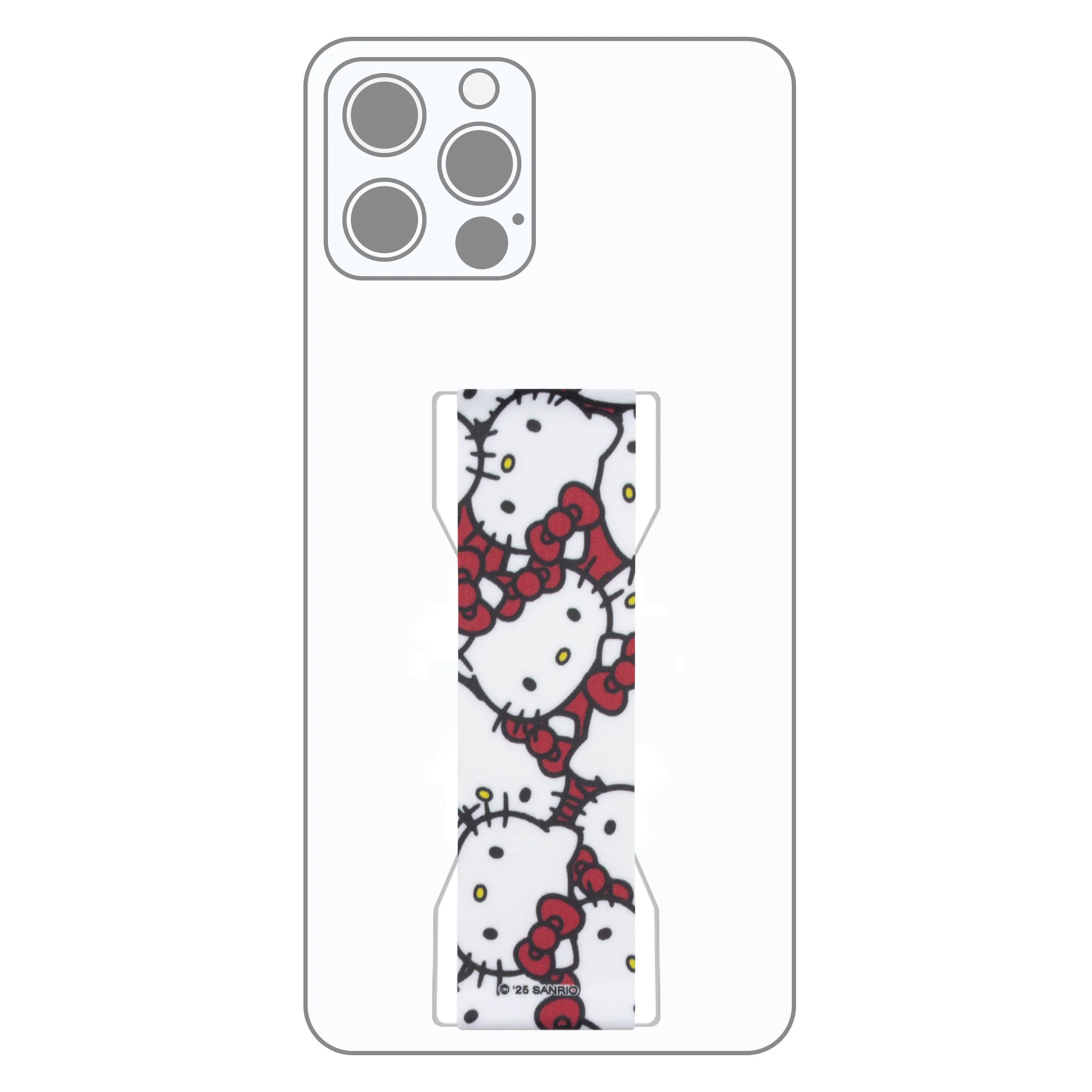 Hello Kitty x LoveHandle PRO Phone Accessory Strap (Red Classic) - Image 2