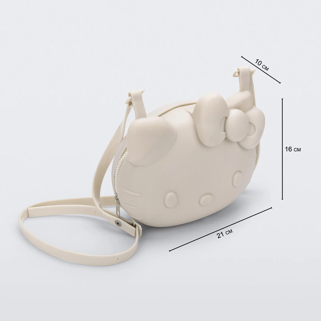 Hello Kitty x Melissa 3D Figural Shoulder Cute Bag (Beige) - Image 6