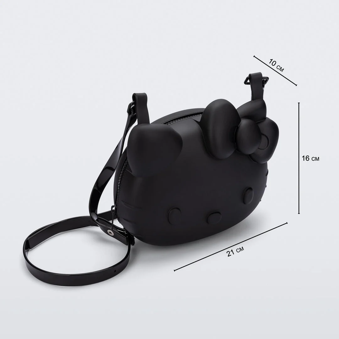 Hello Kitty x Melissa 3D Figural Shoulder Cute Bag (Black) - Image 7