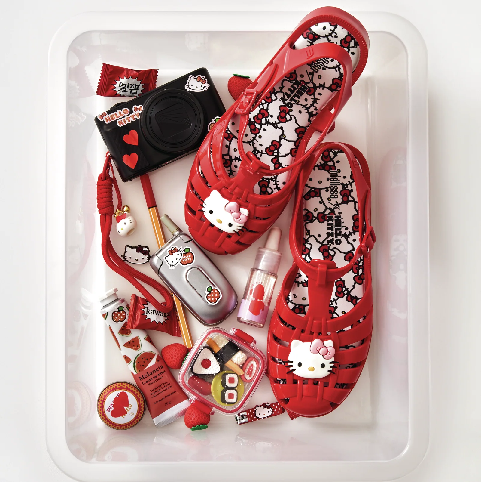 Hello Kitty x Melissa Possession Jelly Sandal (Red) - Image 2