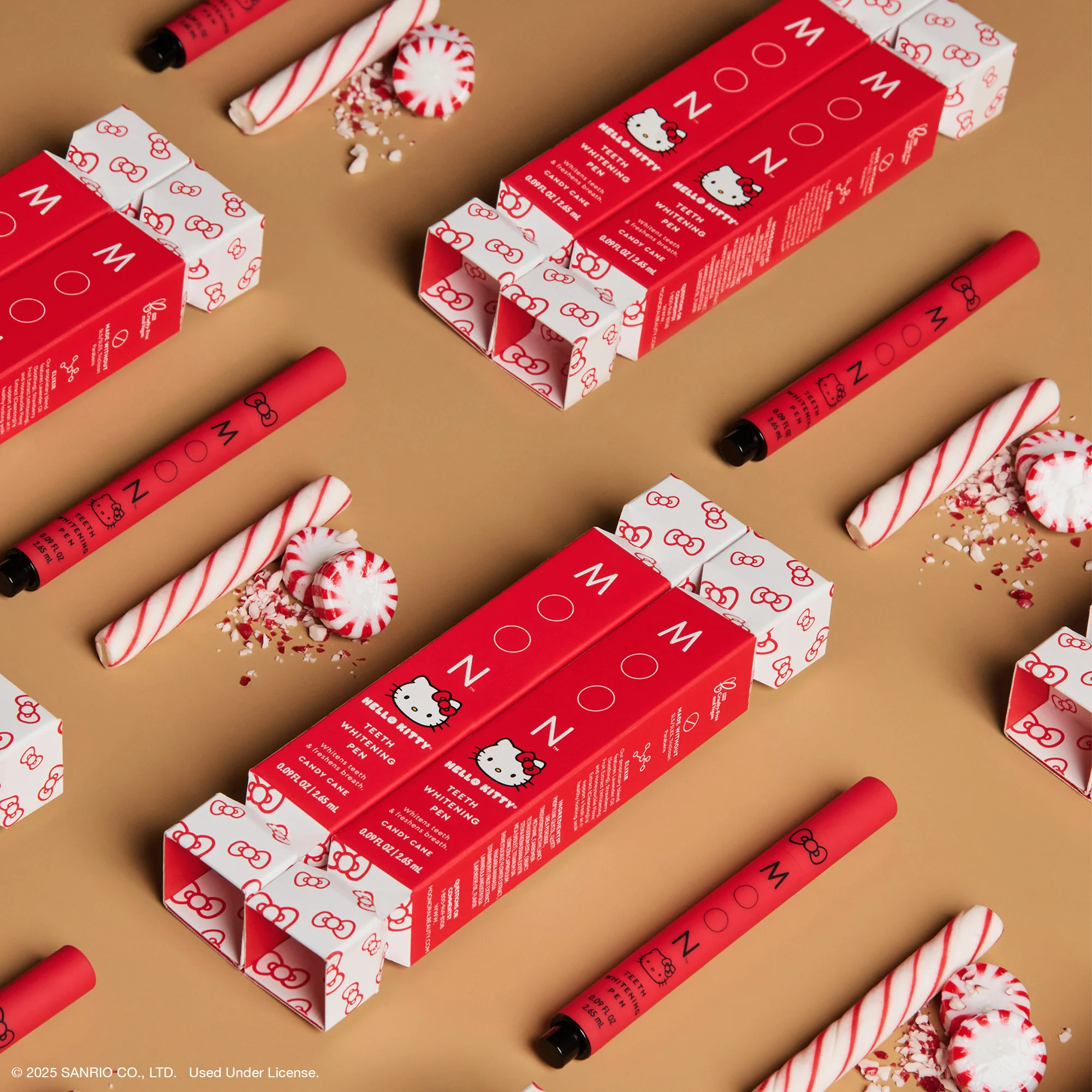 Hello Kitty x MOON Oral Beauty Whitening Pen Duo (Candy Cane) - Image 2