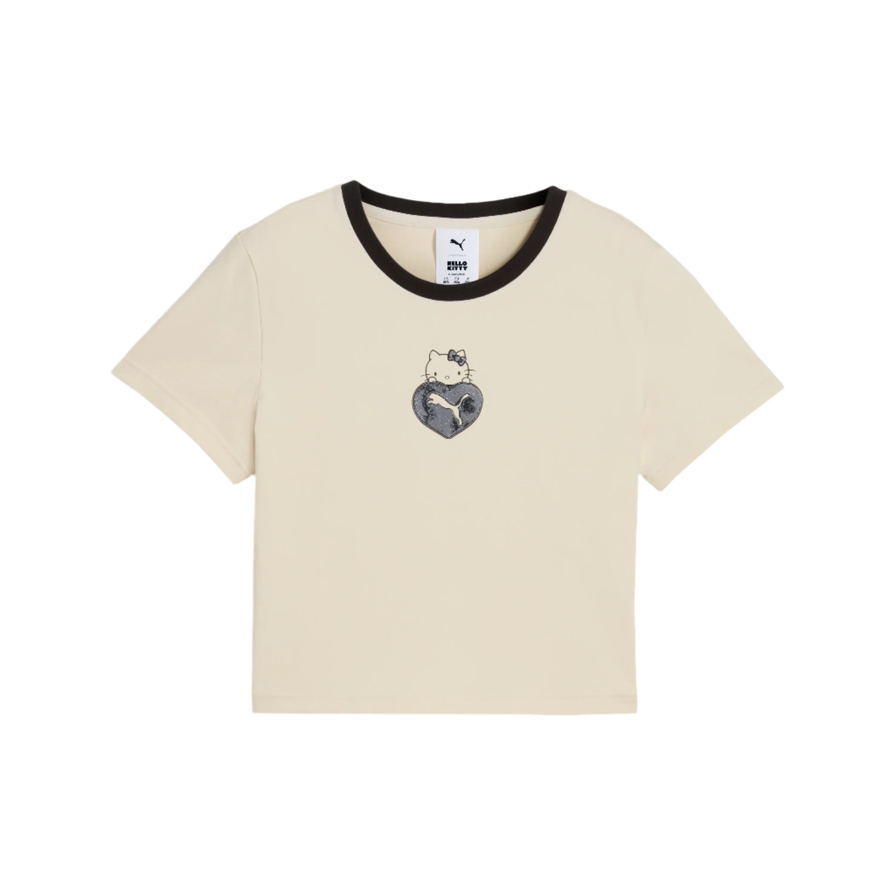 Hello Kitty x PUMA Graphic Baby Tee (Alpine Snow) - Image 2