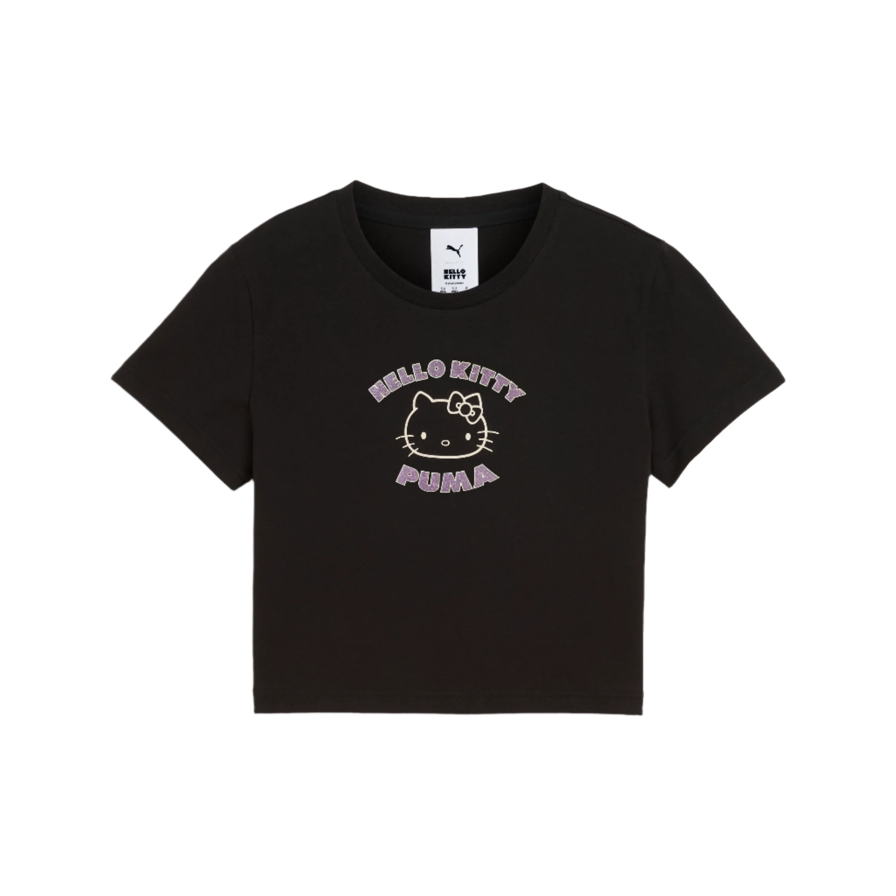 Hello Kitty x PUMA Graphic Baby Tee (PUMA Black) - Image 2