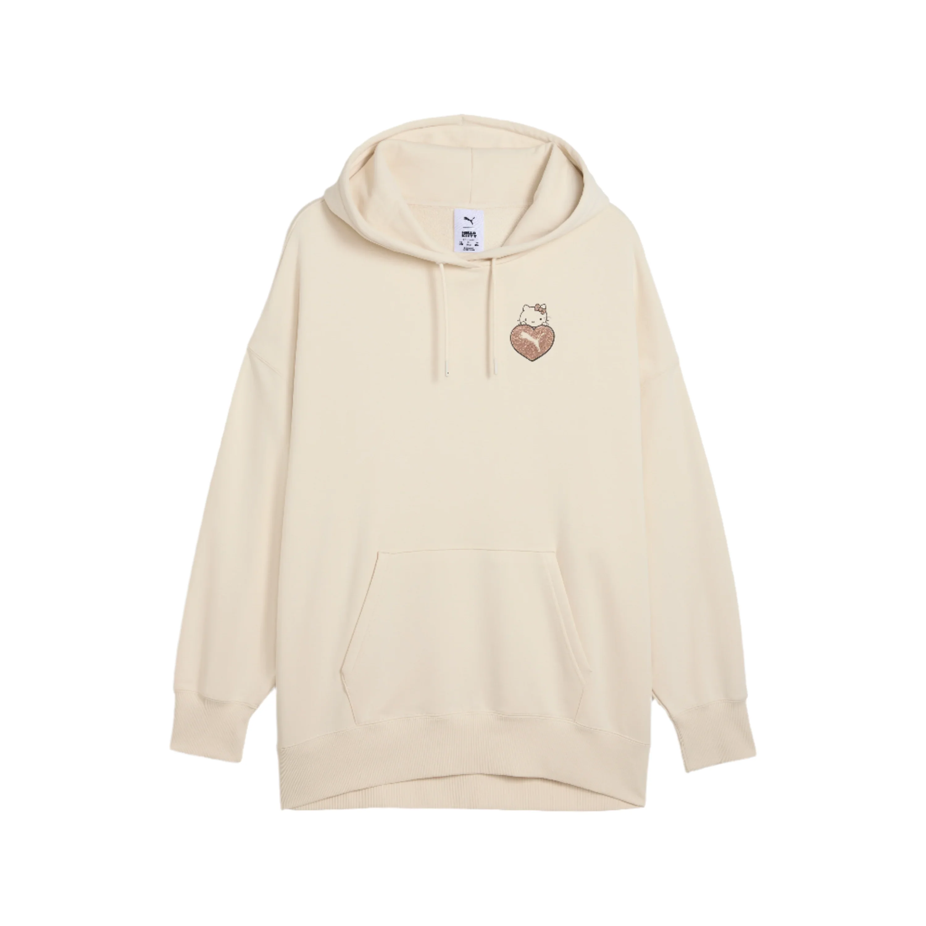 Hello Kitty x PUMA Graphic Oversized Hoodie (Alpine Snow) - Image 8