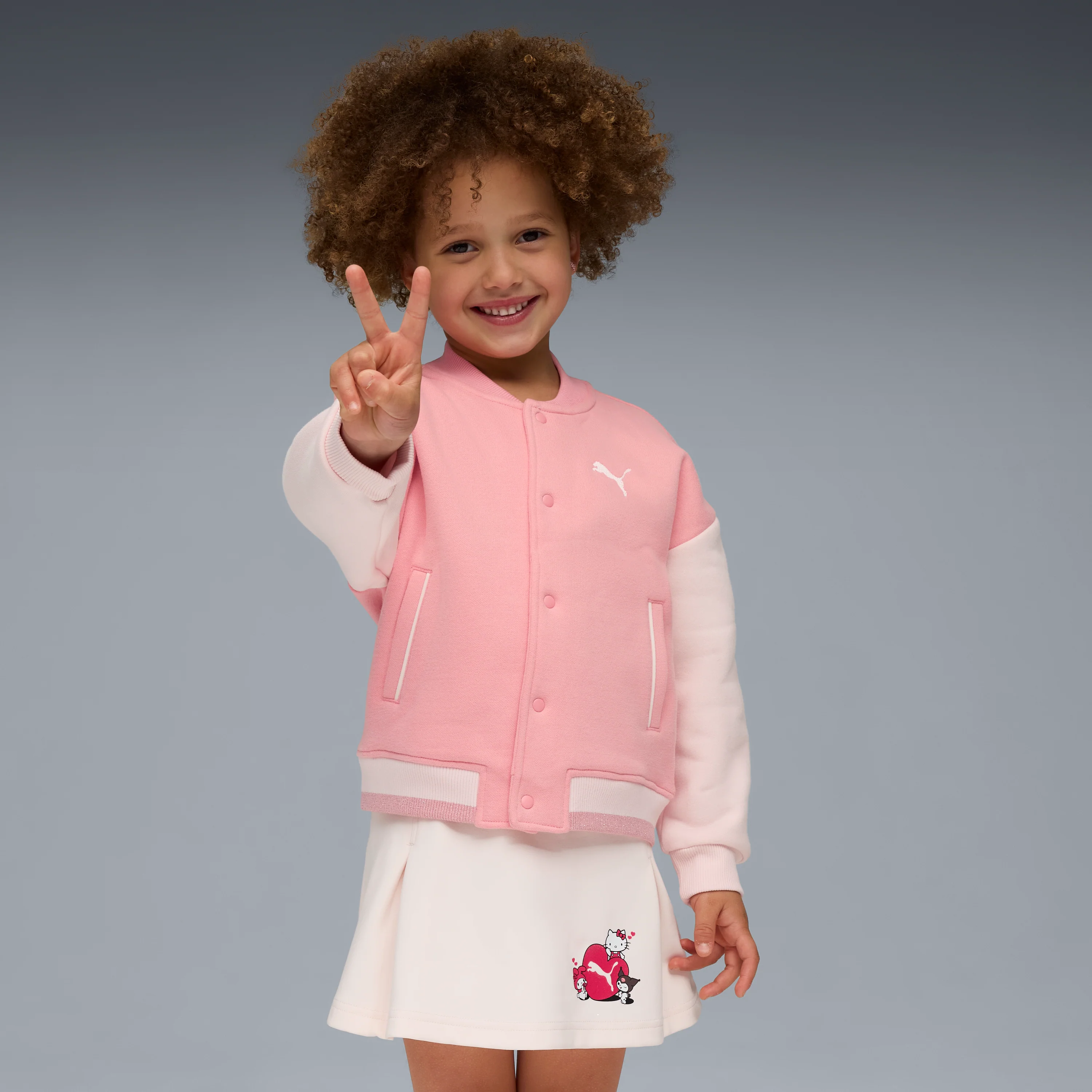 Hello Kitty and Friends x PUMA Kids Bomber Jacket (Pinkscape) - Image 2