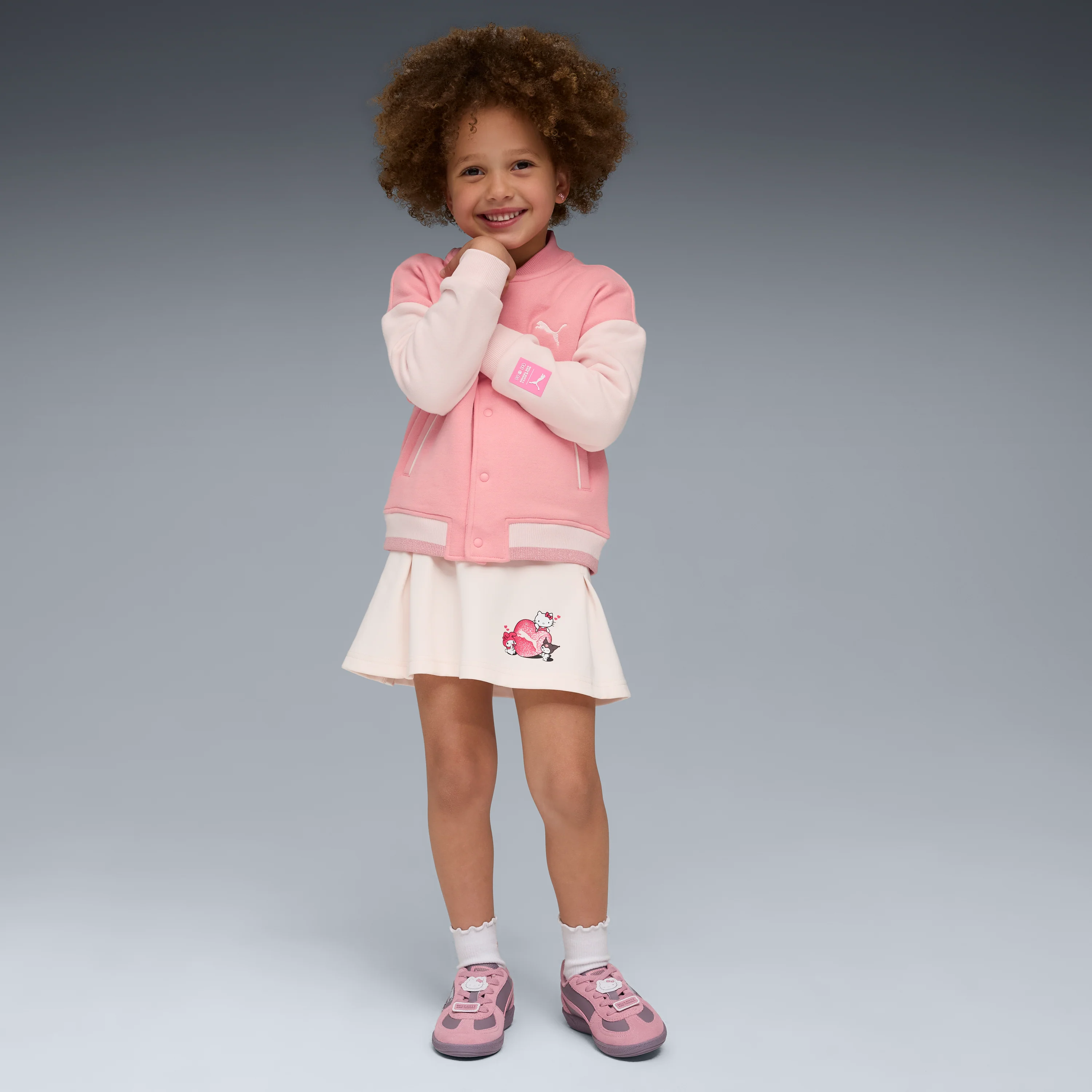 Hello Kitty and Friends x PUMA Kids Bomber Jacket (Pinkscape) - Image 5