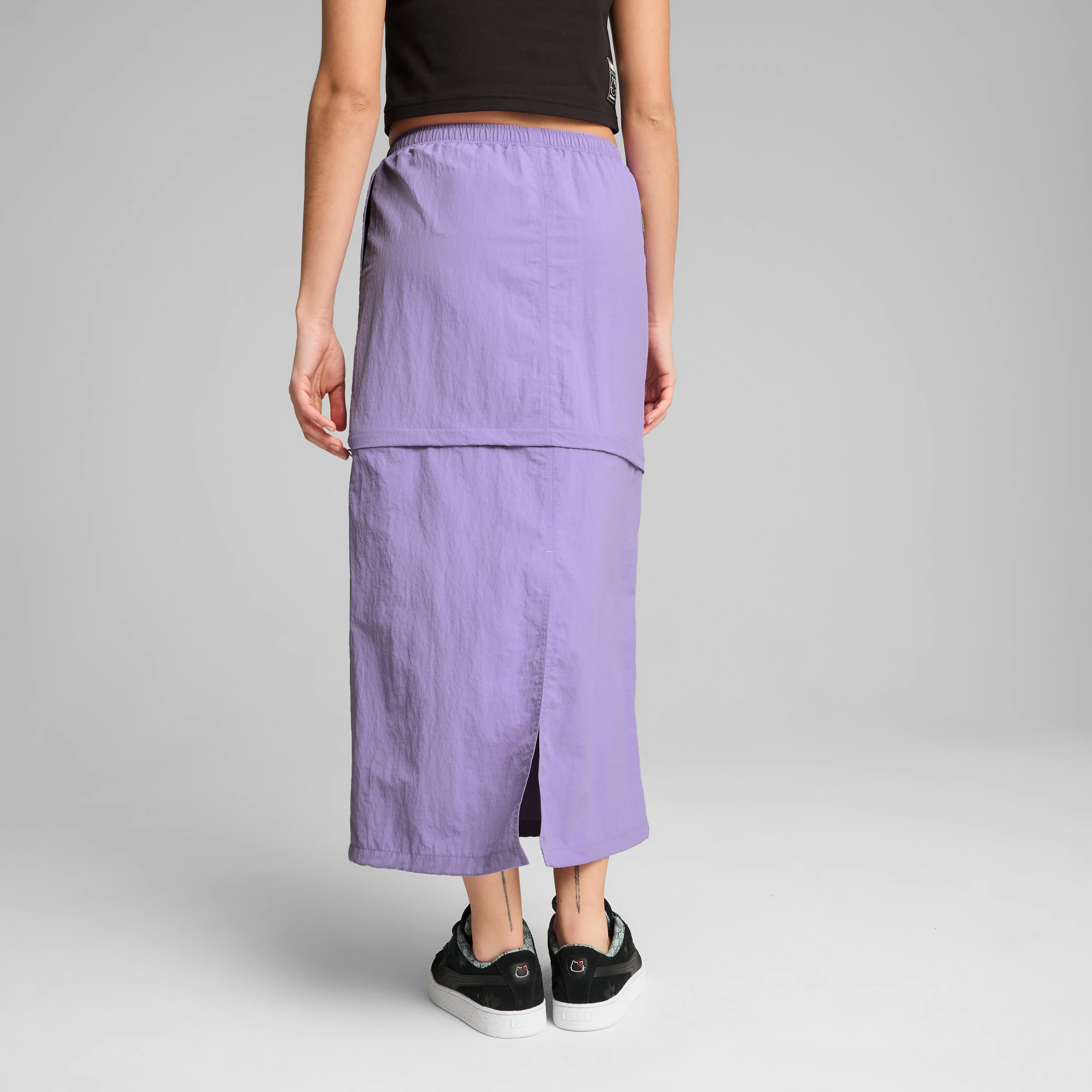 Hello Kitty x PUMA Woven Convertible Maxi Skirt (Lavender Alert) - Image 3