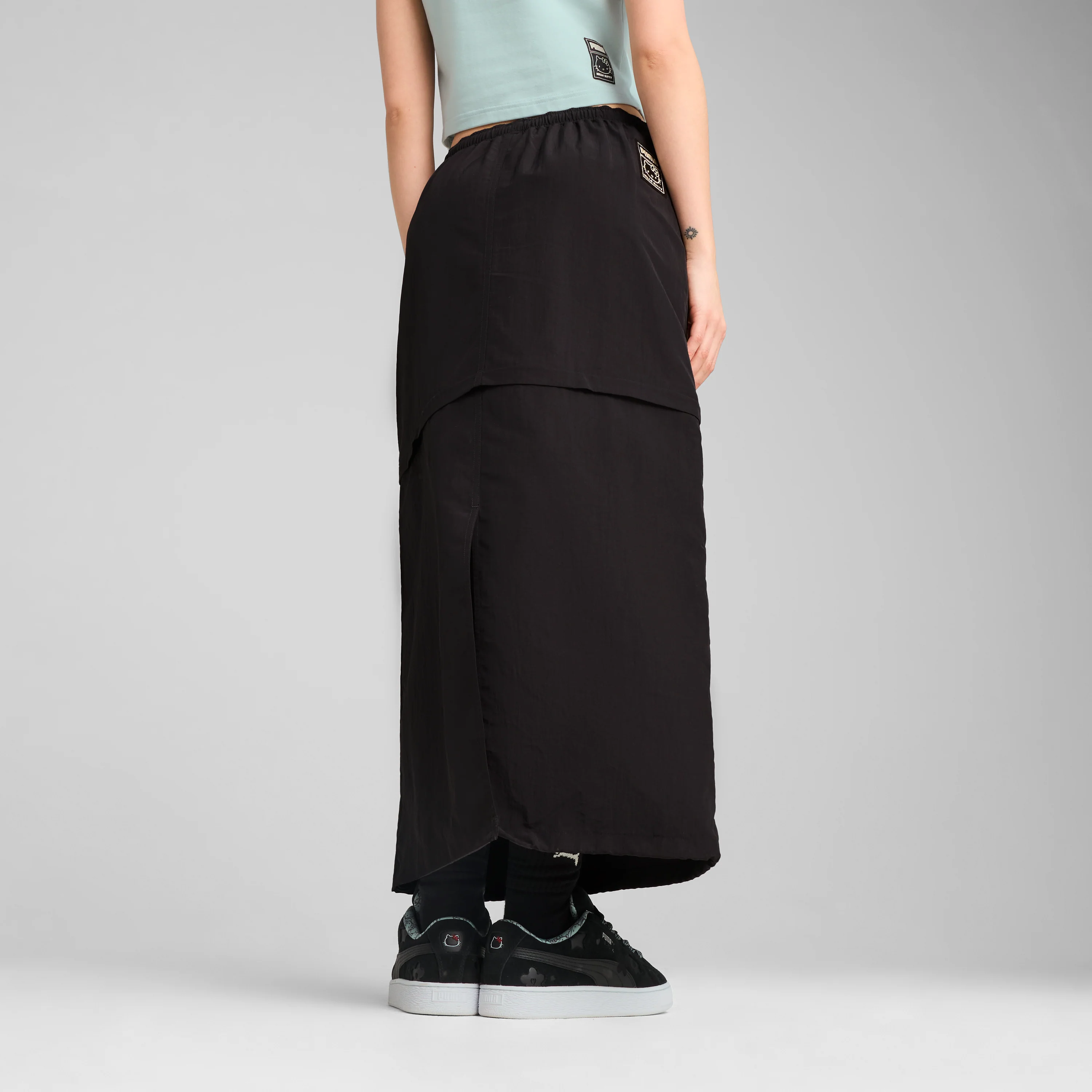 Hello Kitty x PUMA Woven Convertible Maxi Skirt (PUMA Black) - Image 7