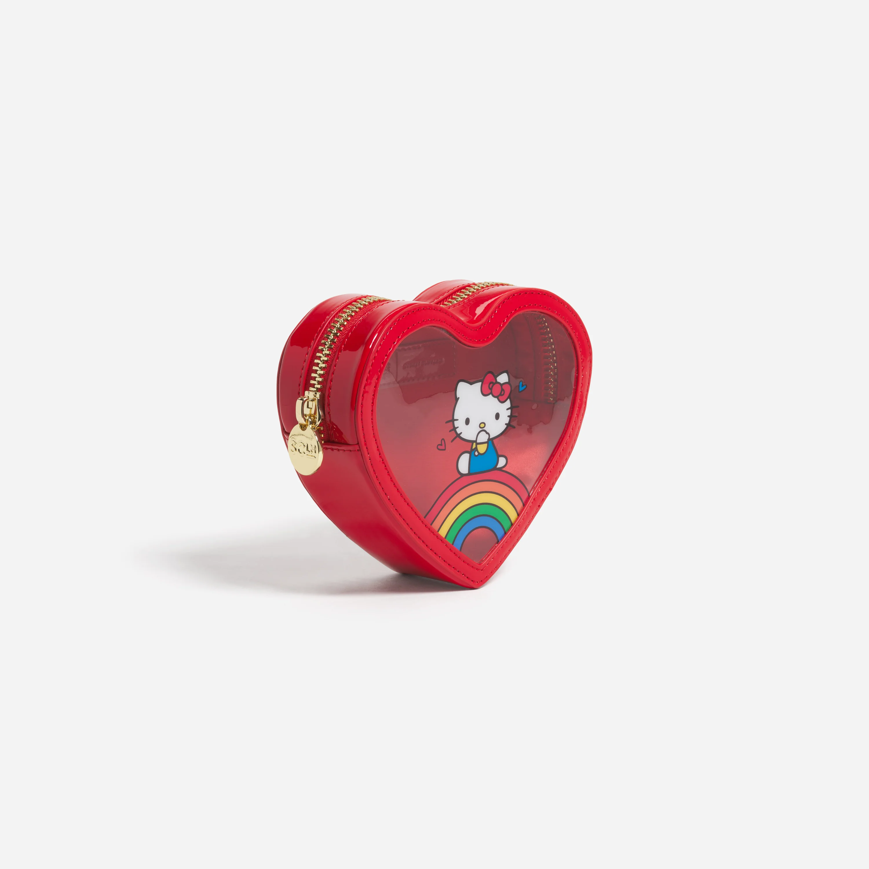 Hello Kitty x Stoney Clover Lane Clear Front Heart Pouch (Apple) - Image 3
