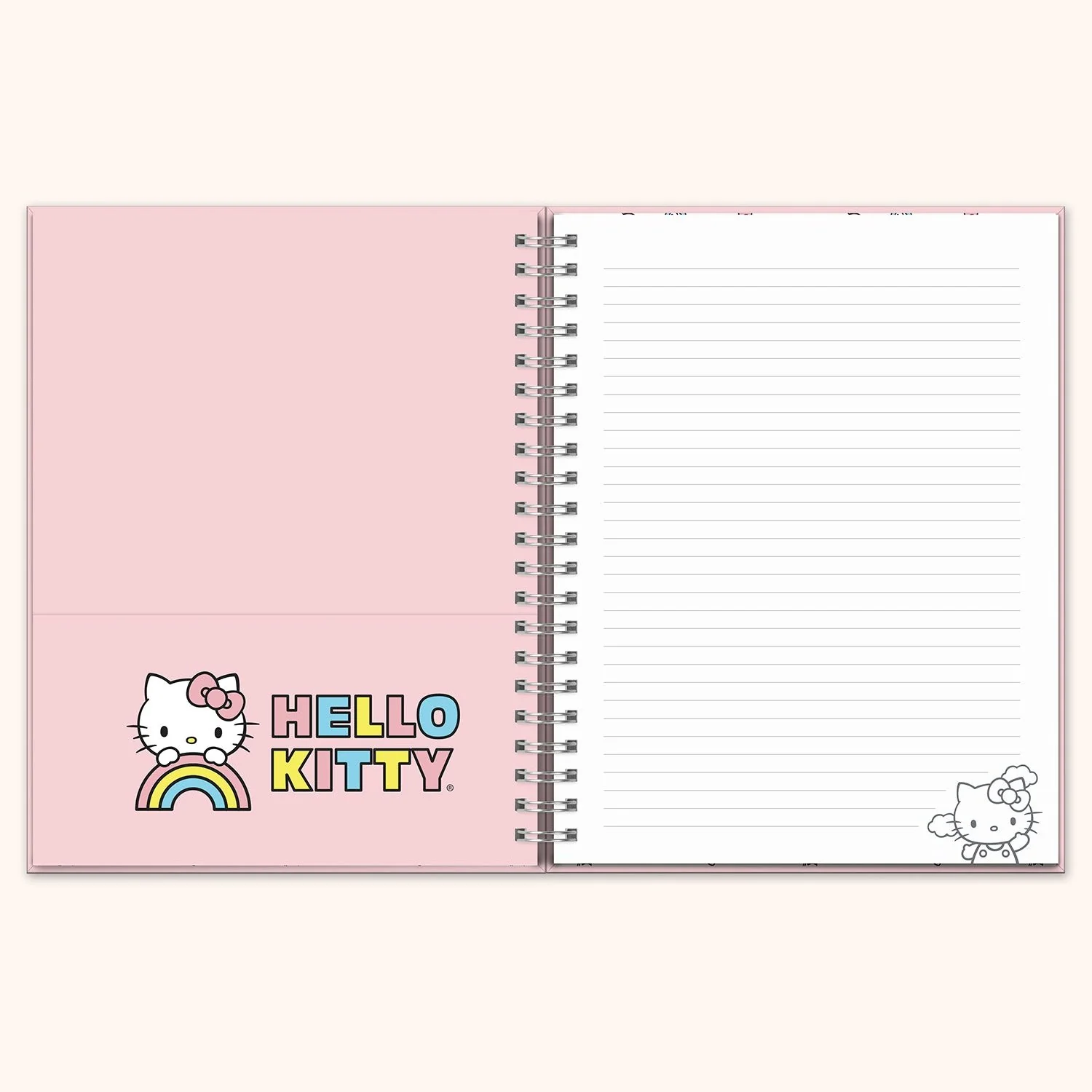 Hello Kitty x Studio Oh! Classic Pink Extra-Large Spiral Notebook - Image 3