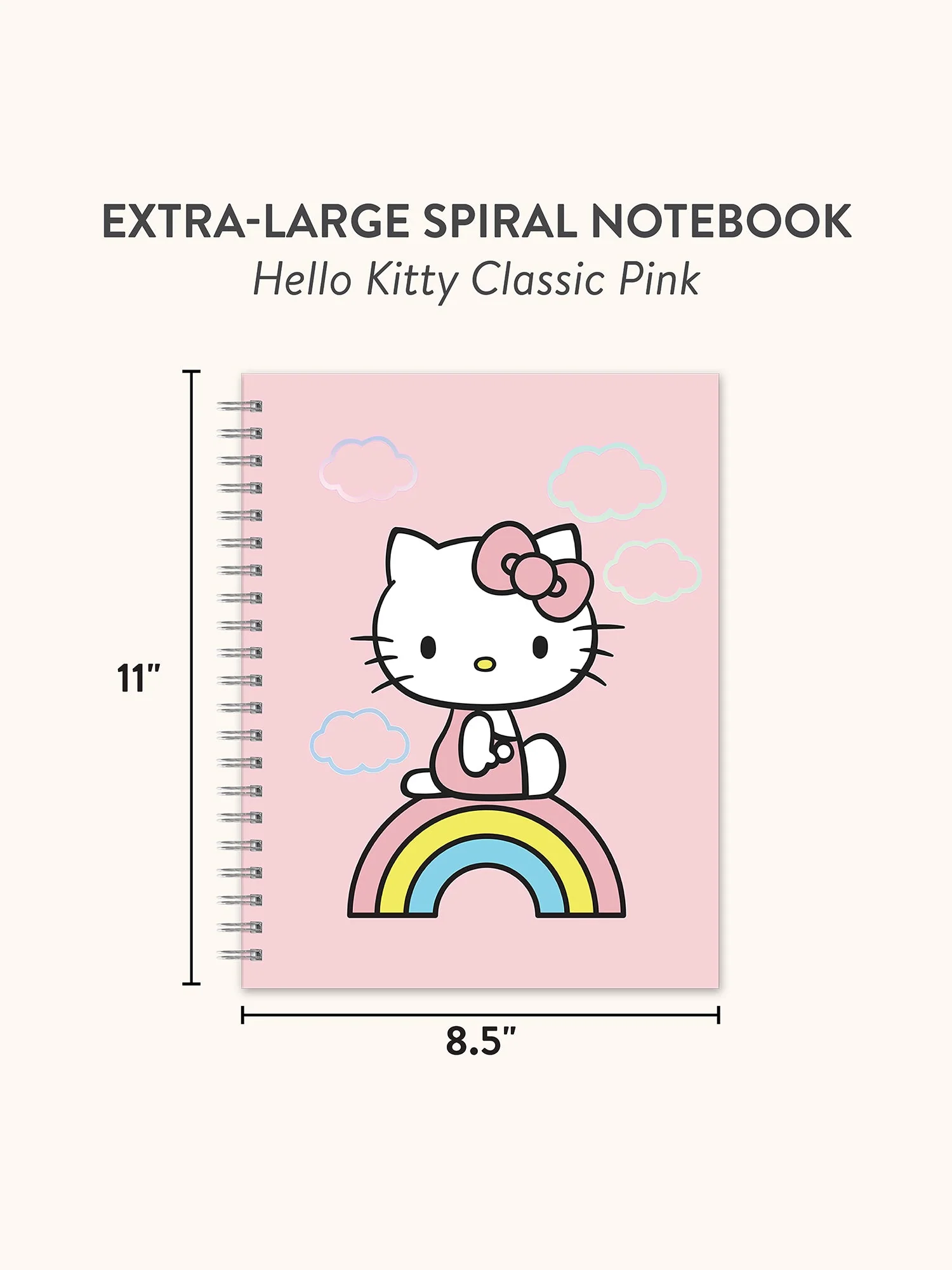 Hello Kitty x Studio Oh! Classic Pink Extra-Large Spiral Notebook - Image 7