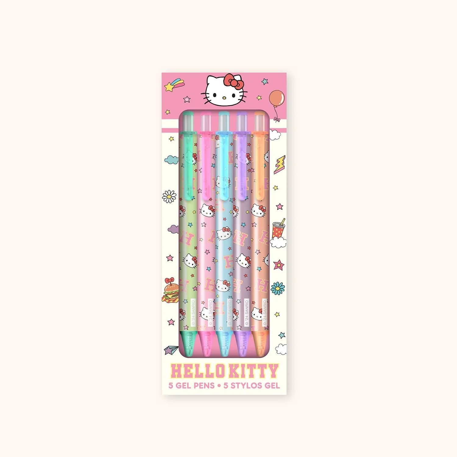Hello Kitty x Studio Oh! College Letters Gel Pens - Image 2