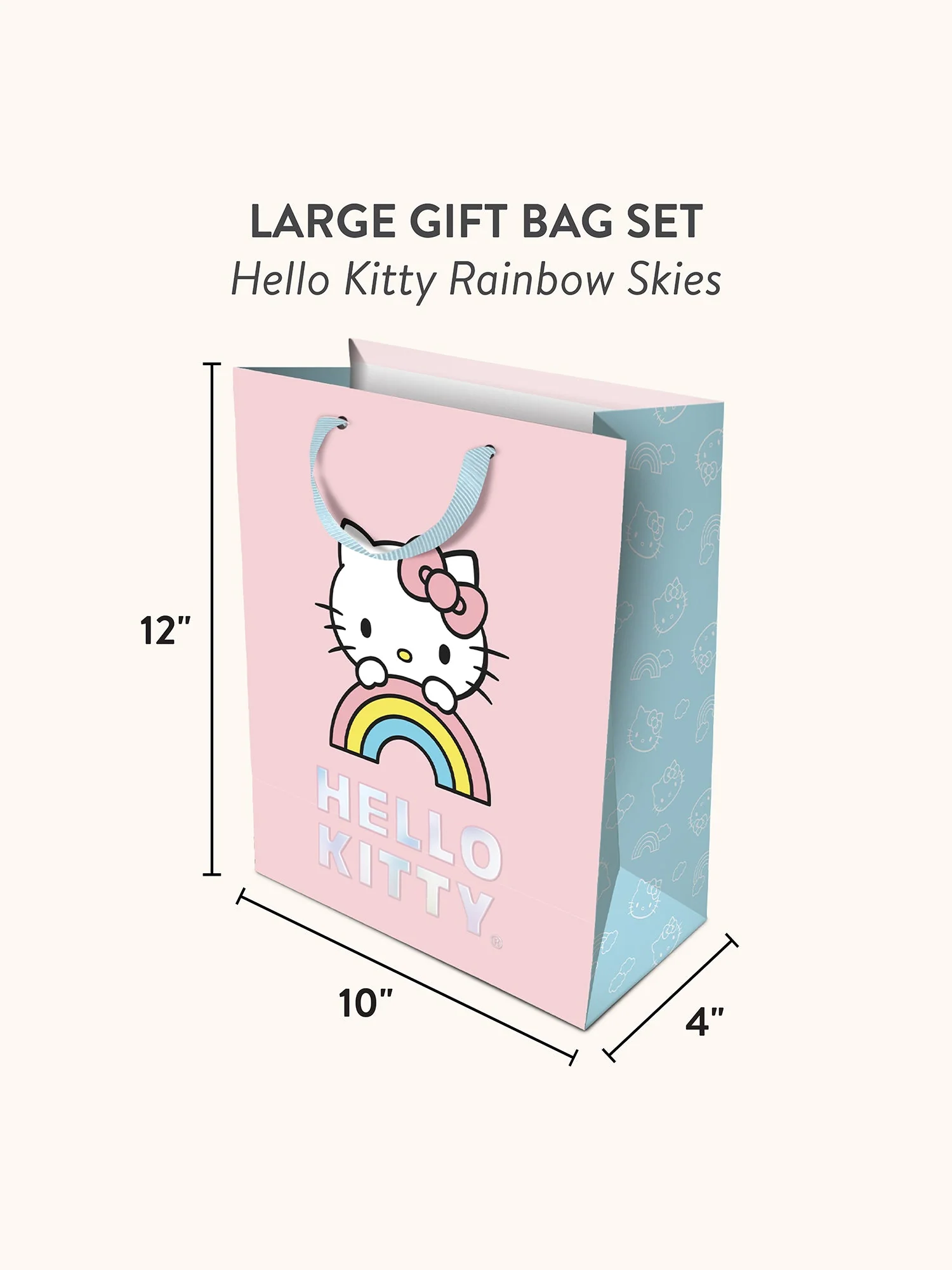 Hello Kitty x Studio Oh! Rainbow Skies Gift Bag Set (Large) - Image 2