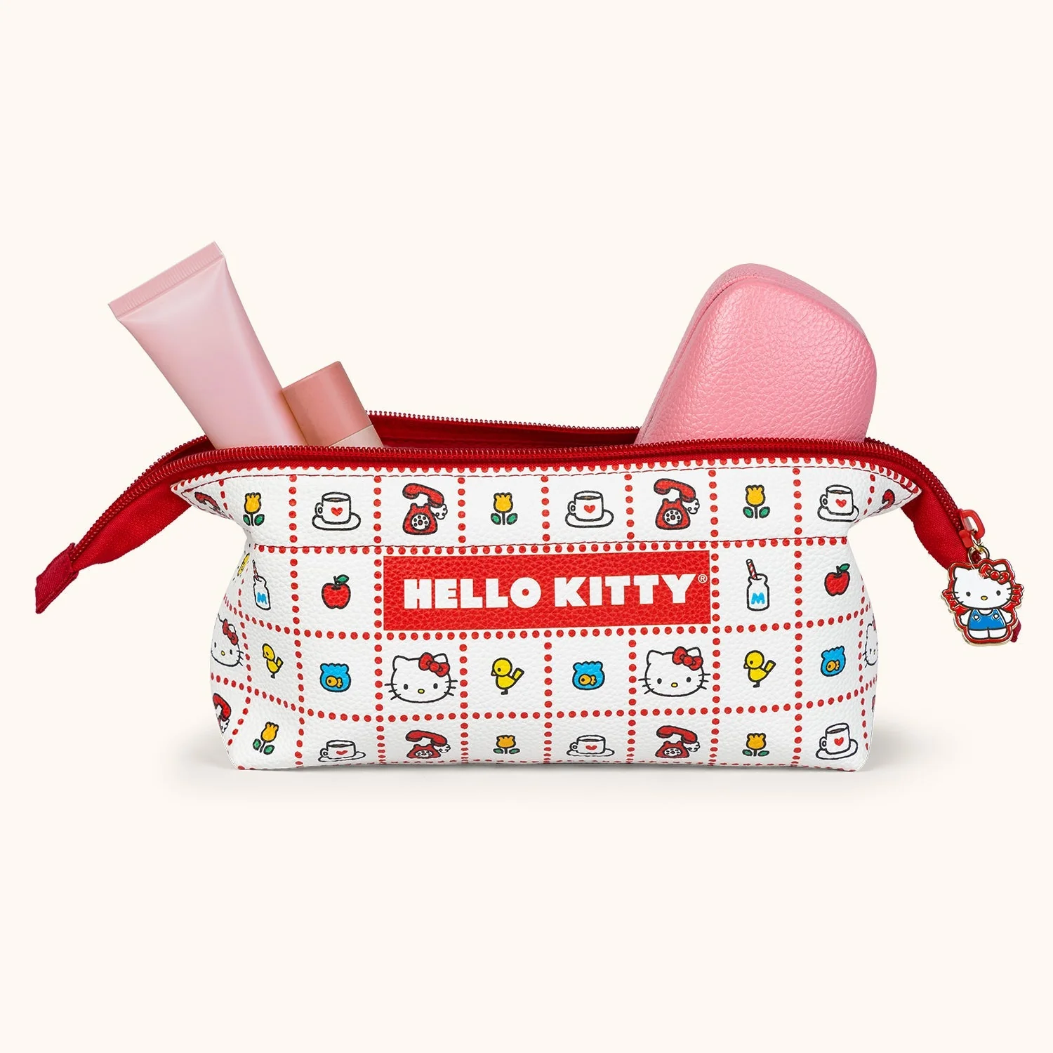 Hello Kitty x Studio Oh! Retro Red Mini Loaf Pencil Pouch - Image 4