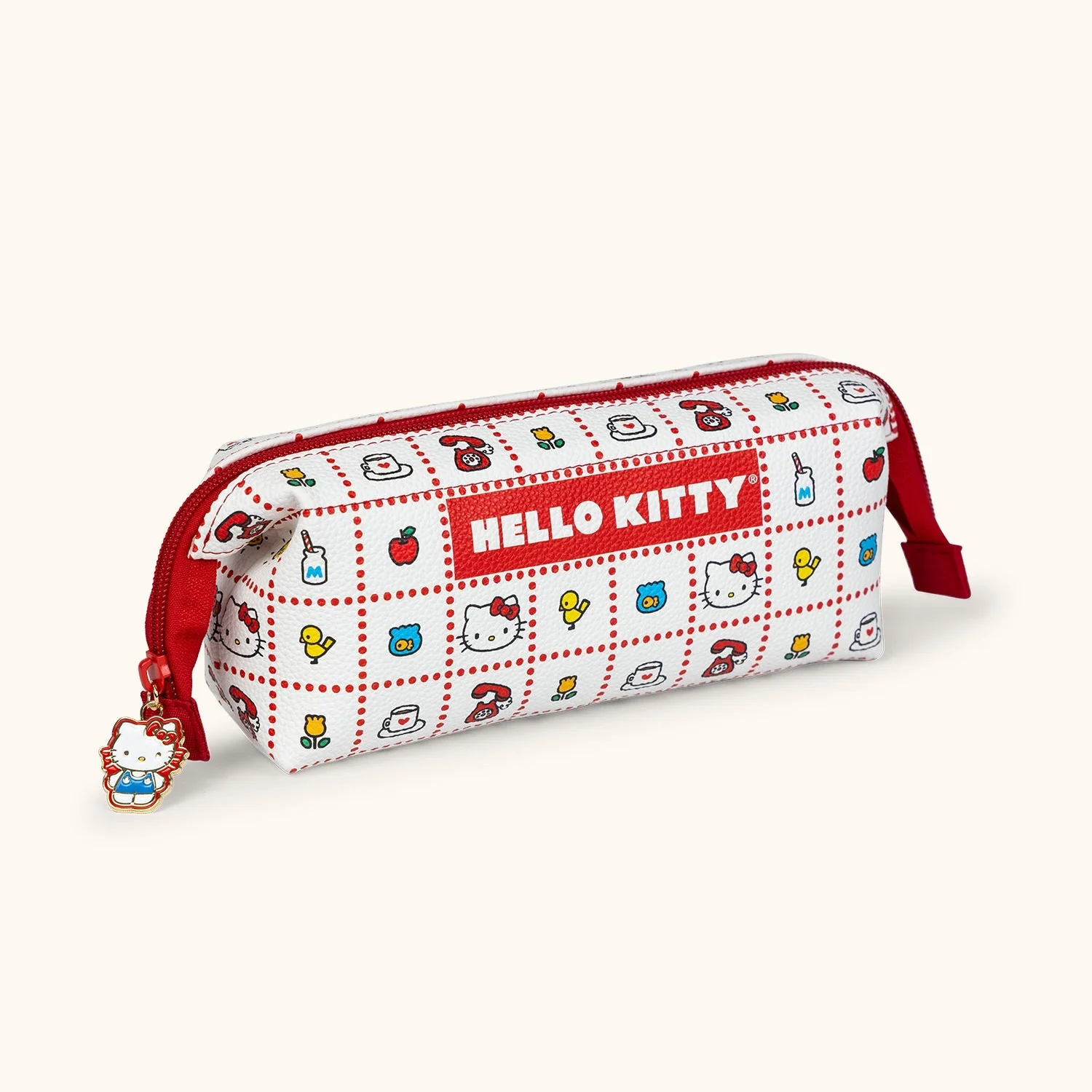 Hello Kitty x Studio Oh! Retro Red Mini Loaf Pencil Pouch - Image 5