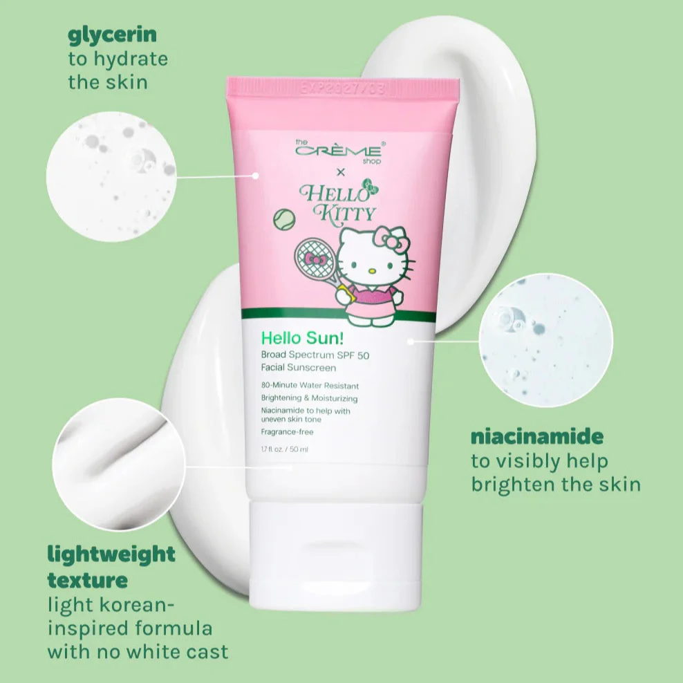 Hello Kitty x The Crème Shop Hello Sun! Broad Spectrum (SPF 50) - Image 3