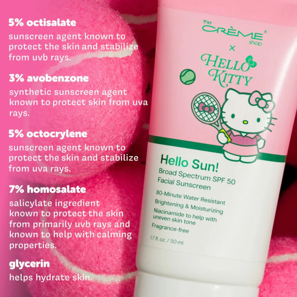 Hello Kitty x The Crème Shop Hello Sun! Broad Spectrum (SPF 50) - Image 6