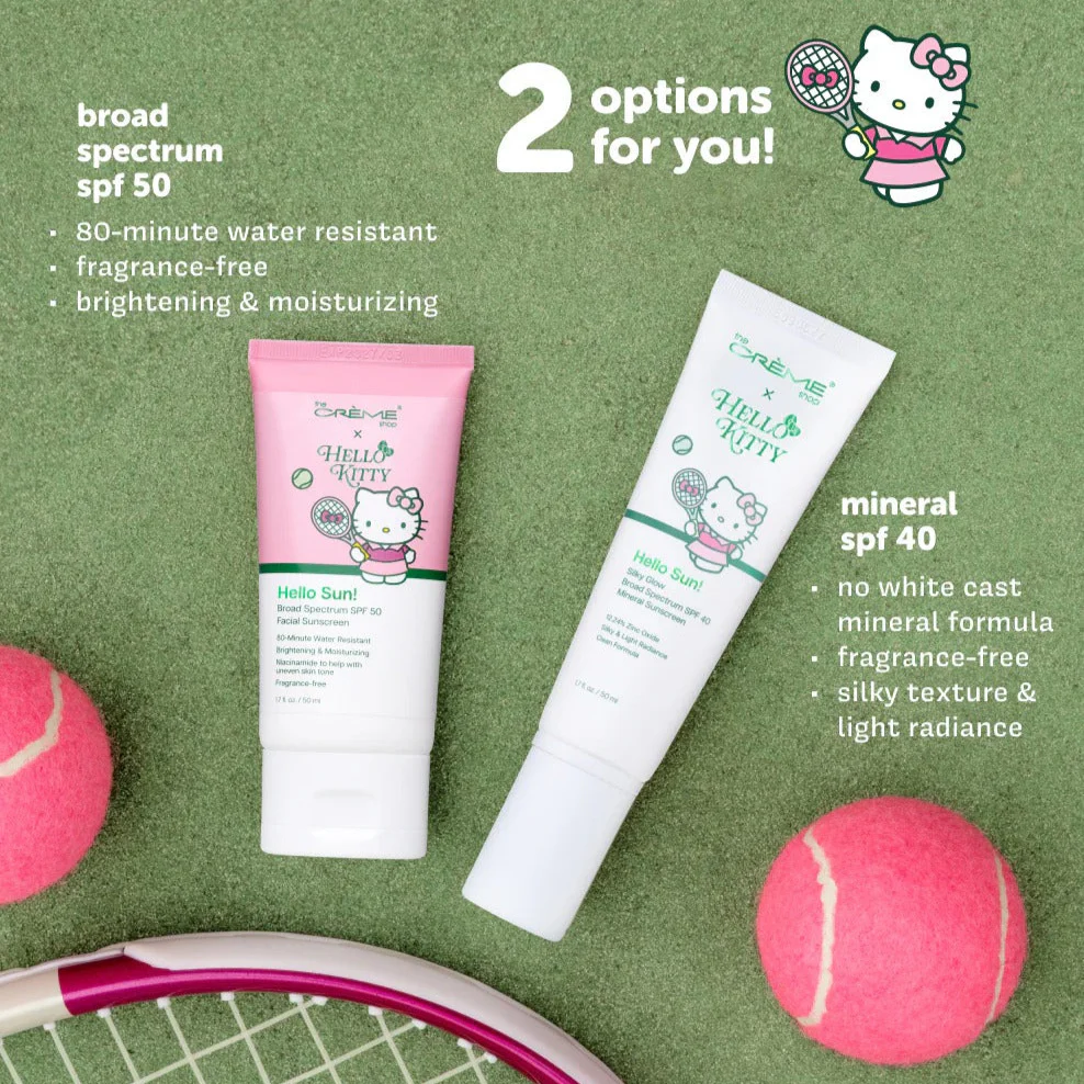 Hello Kitty x The Crème Shop Hello Sun! Silky Glow Mineral Sunscreen (SPF 40) - Image 3