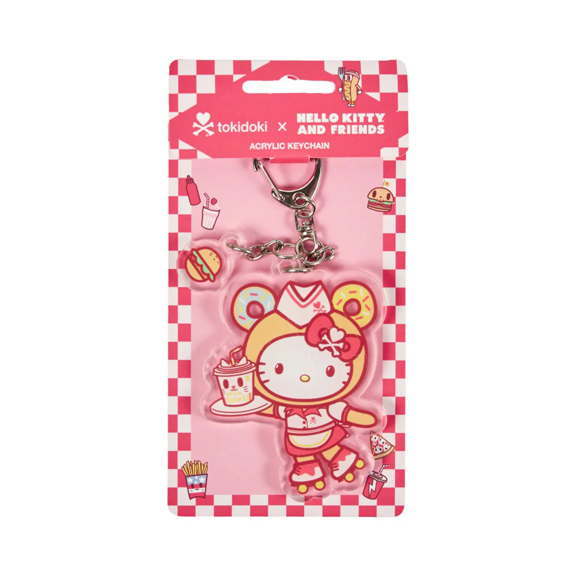 Hello Kitty x Tokidoki Drive-In Acrylic Keychain (Fast Food) - Image 2