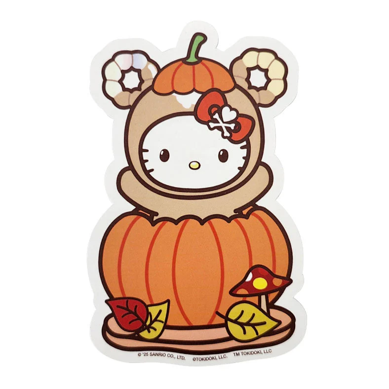 Hello Kitty x Tokidoki Large Sticker (Pumpkin Spice Harvest) - Image 2