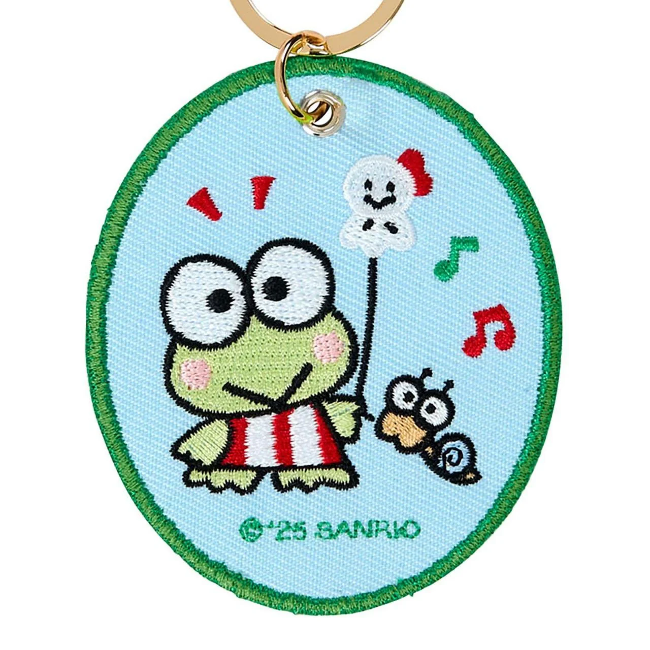 Keroppi Mascot Badge Keychain (Sanrio Character Award Series) - Image 2