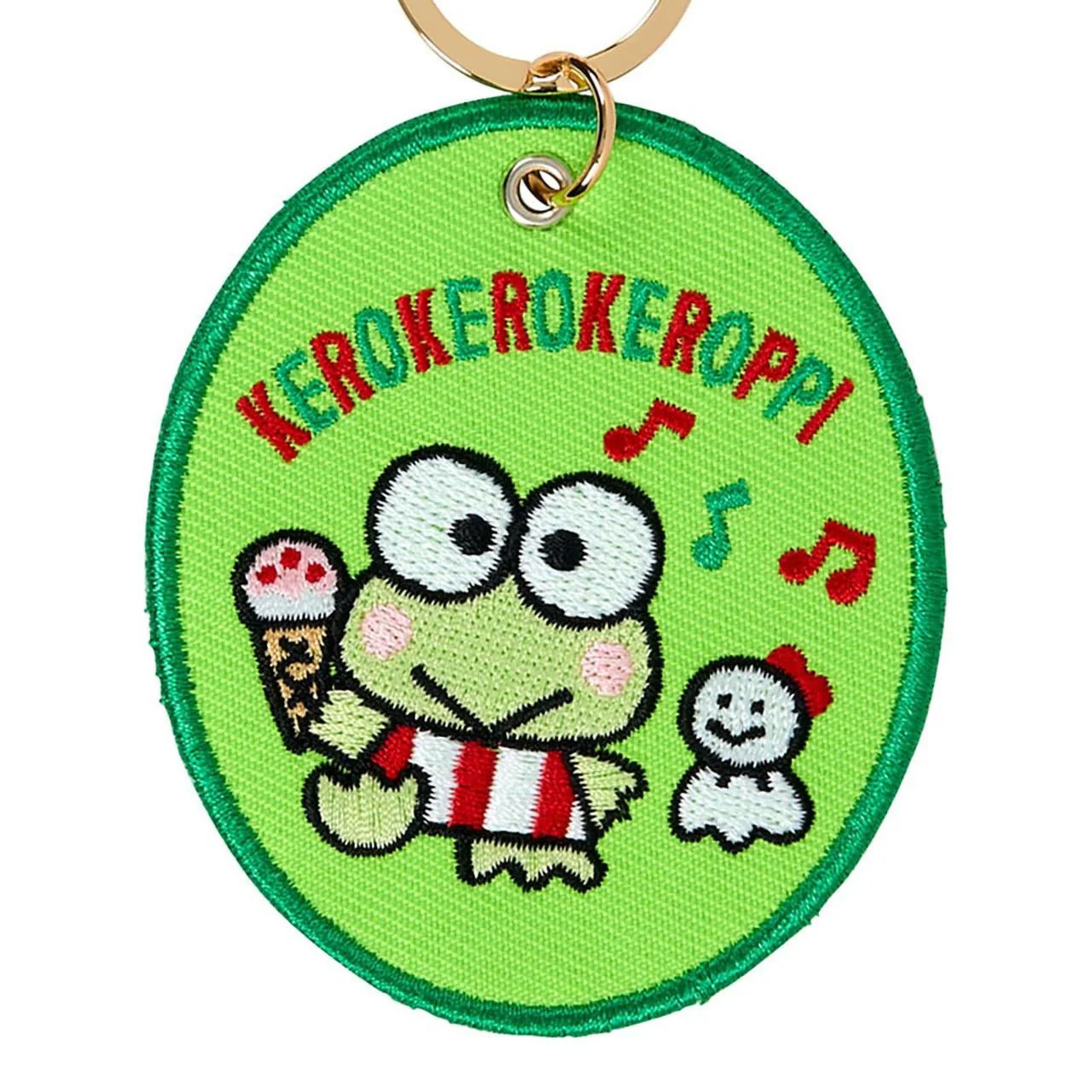 Keroppi Mascot Badge Keychain (Sanrio Character Award Series) - Image 3