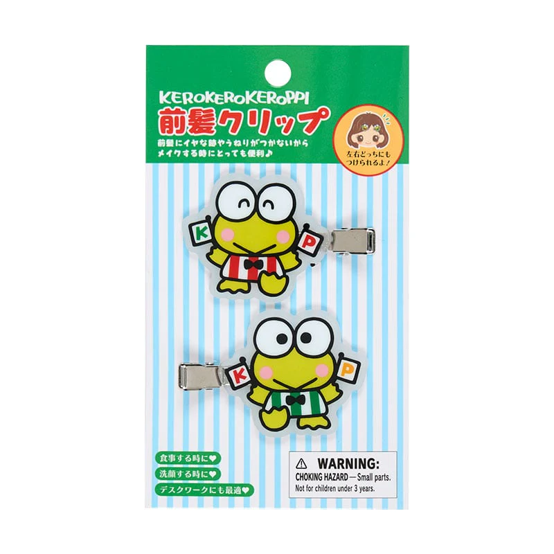 Keroppi Mini Hair Clip Set (Sanrio Forever Series) - Image 2