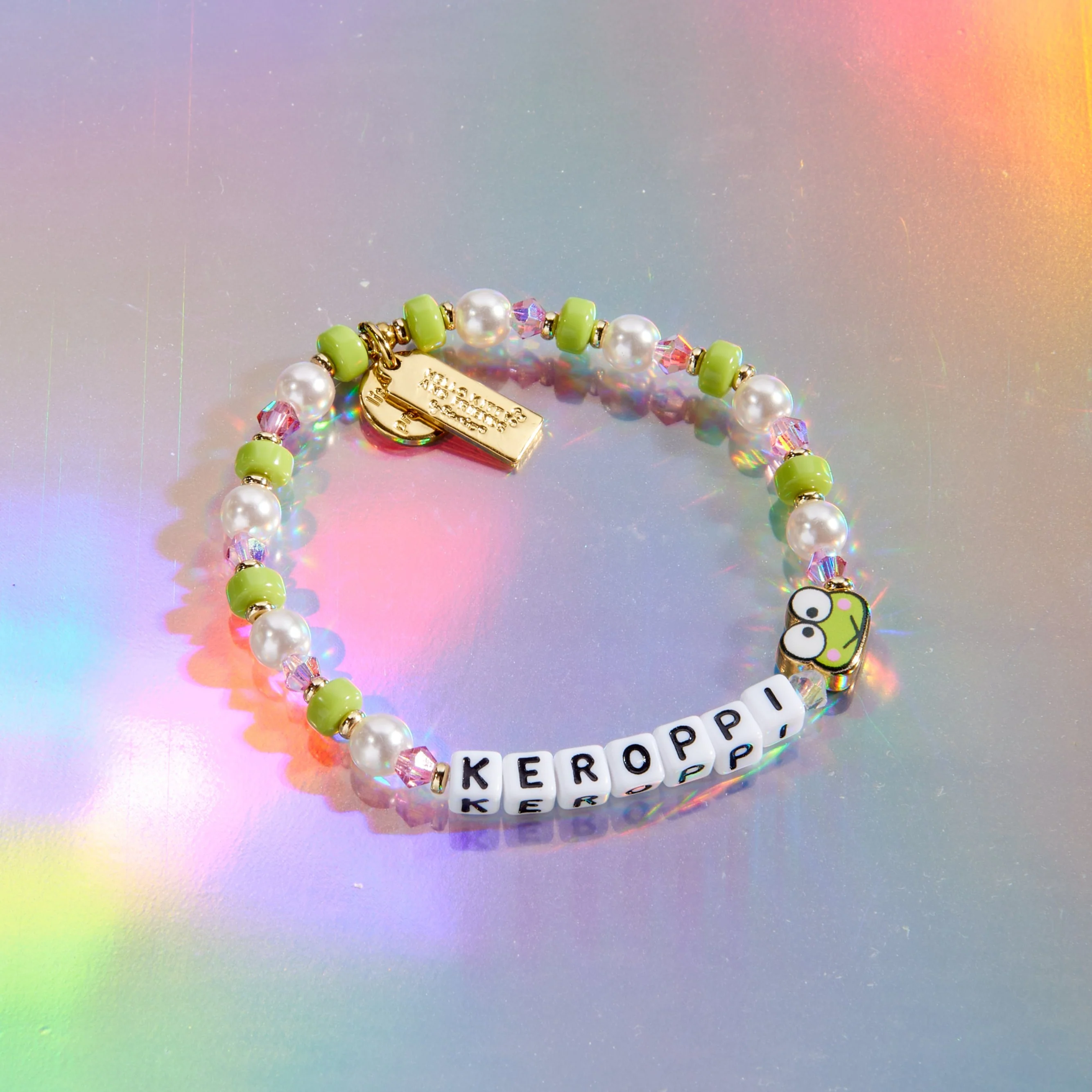 Keroppi x Little Words Project Beaded Bracelet - Image 3