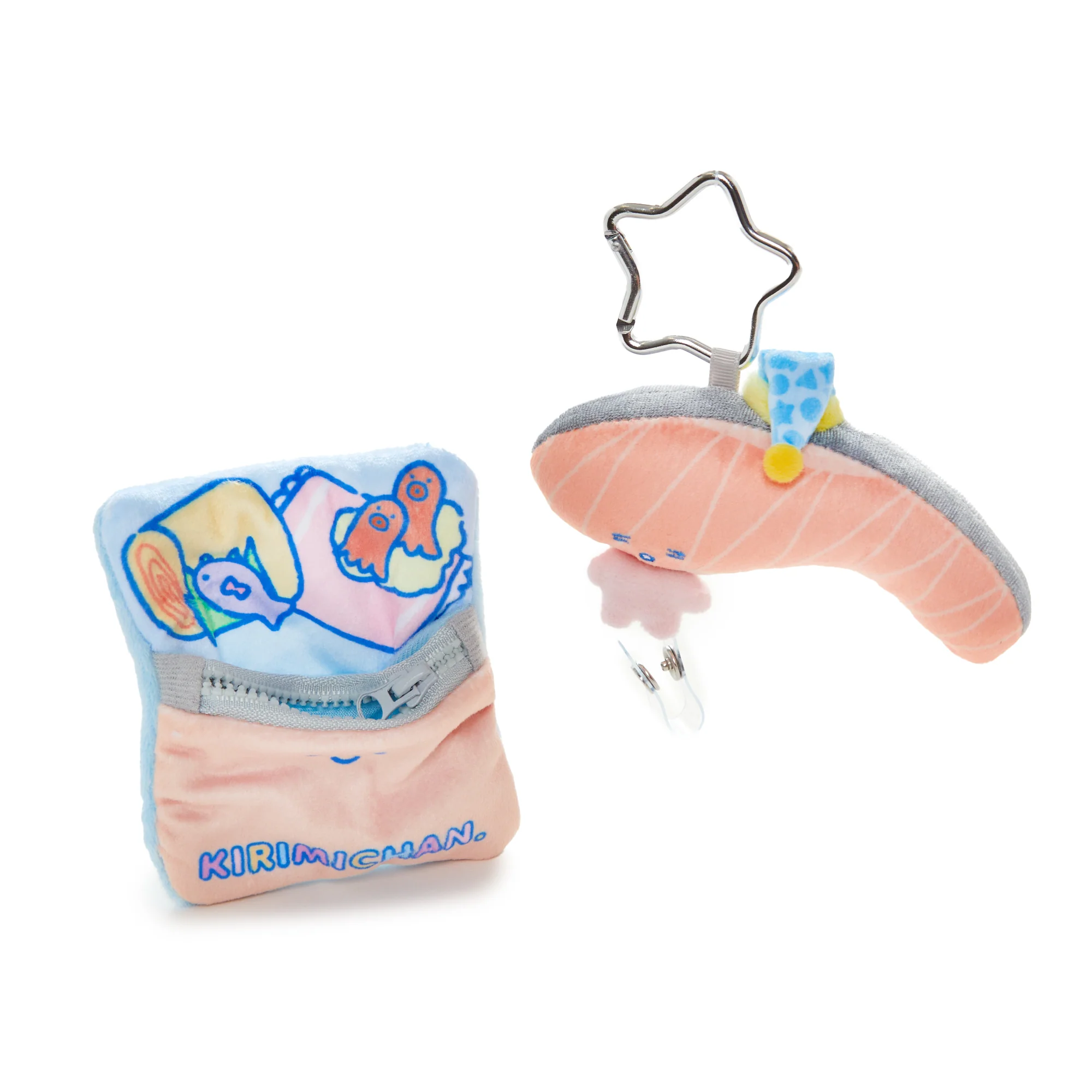 Kirimichan Card Case with Key Reel (Sleepover Series) - Image 3