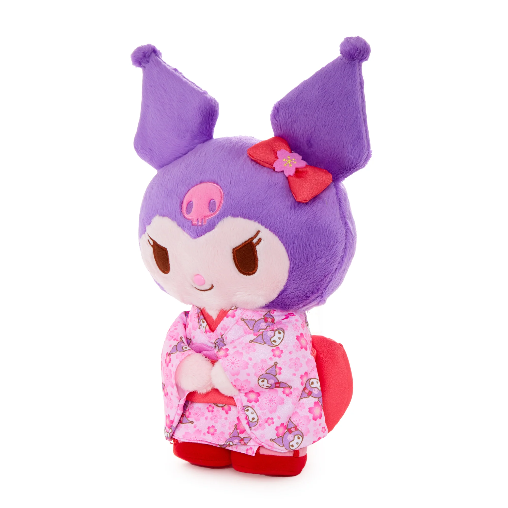 Kuromi 10” Pink Standing Plush (Spring Kimono Series) - Image 2