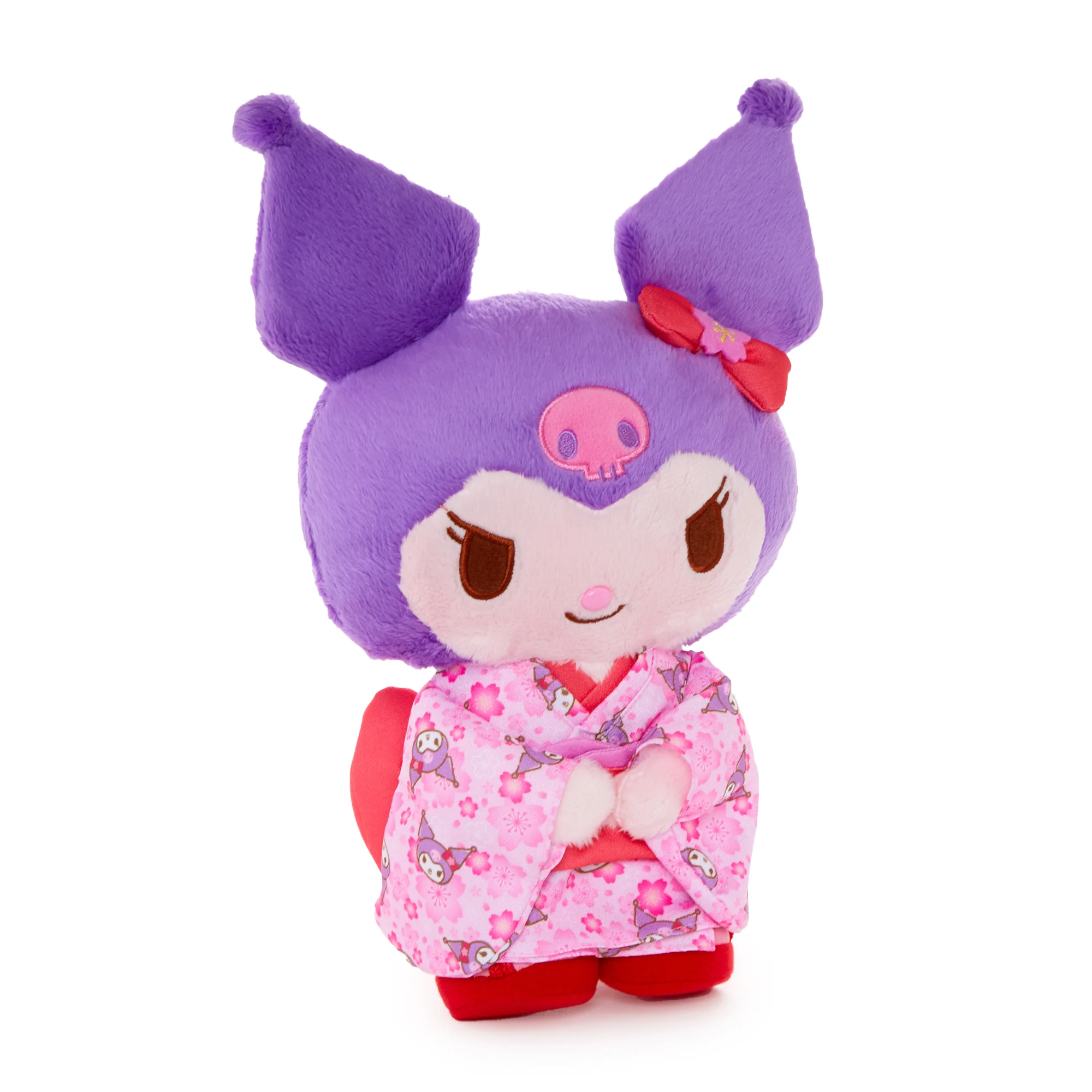 Kuromi 10” Pink Standing Plush (Spring Kimono Series) - Image 3
