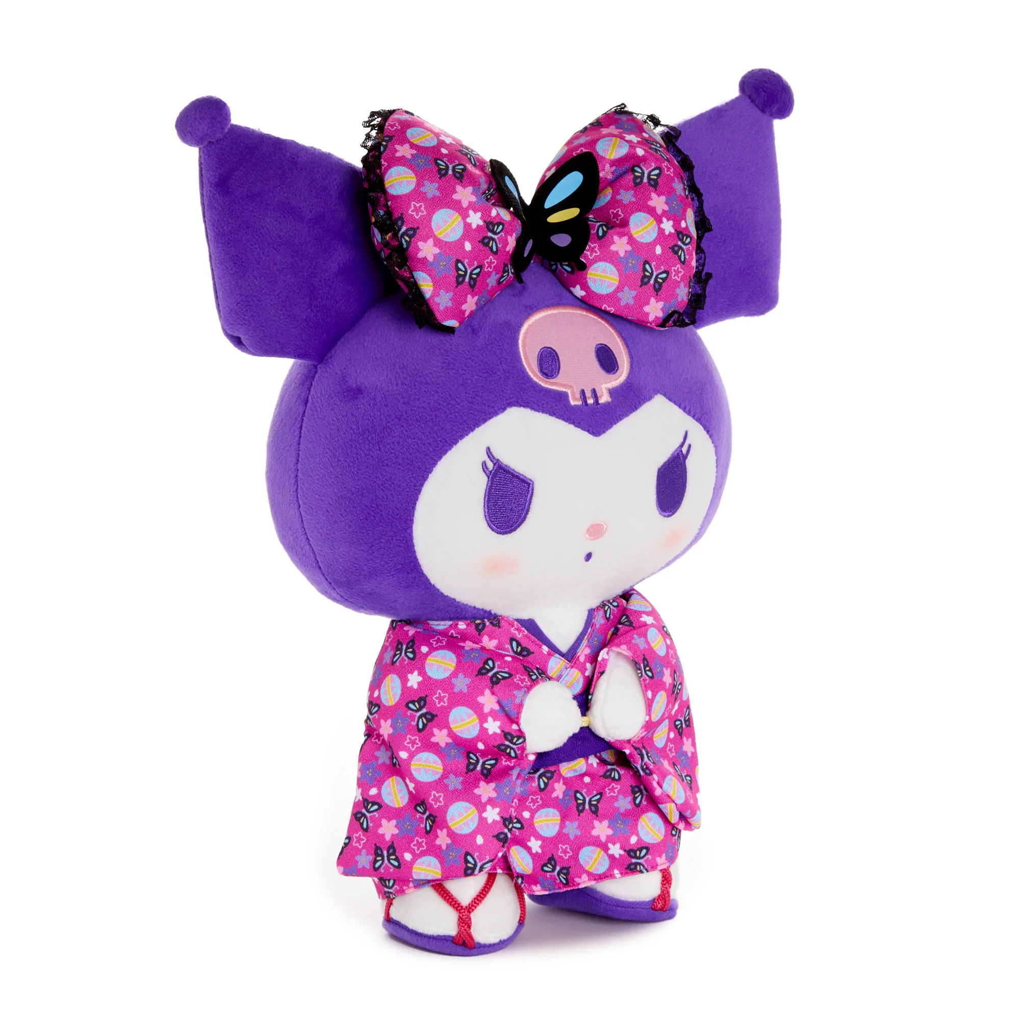 Kuromi 14" Pink Standing Plush (Spring Kimono Series) - Image 2