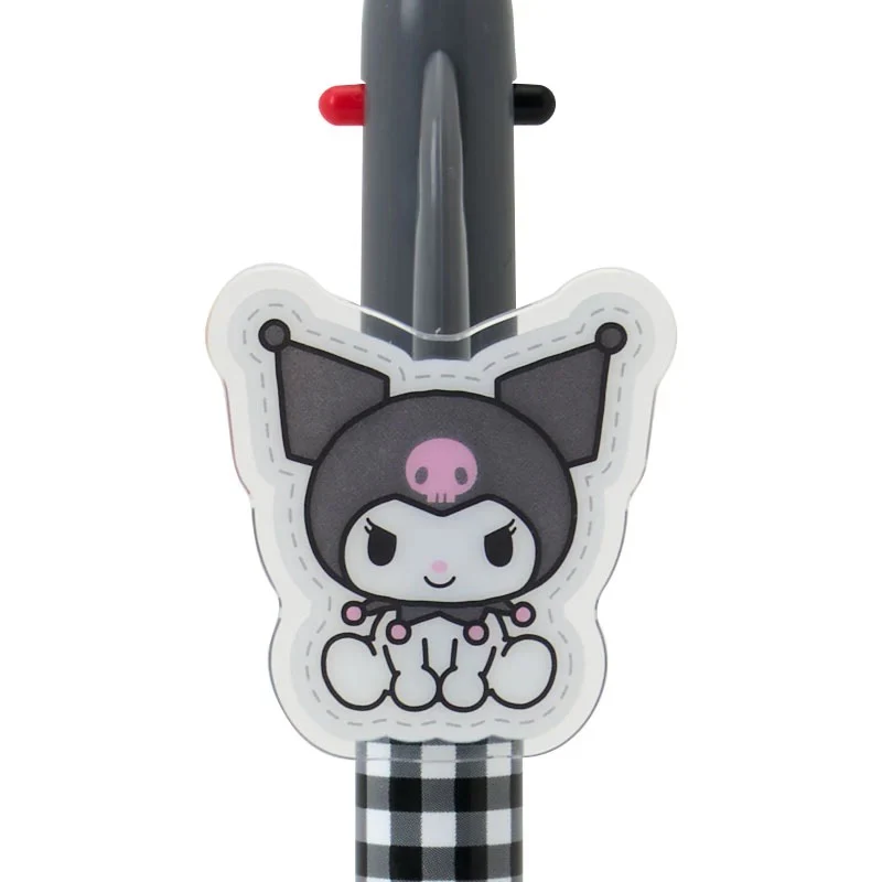 Kuromi 2-Color Gingham Retractable Pen - Image 2