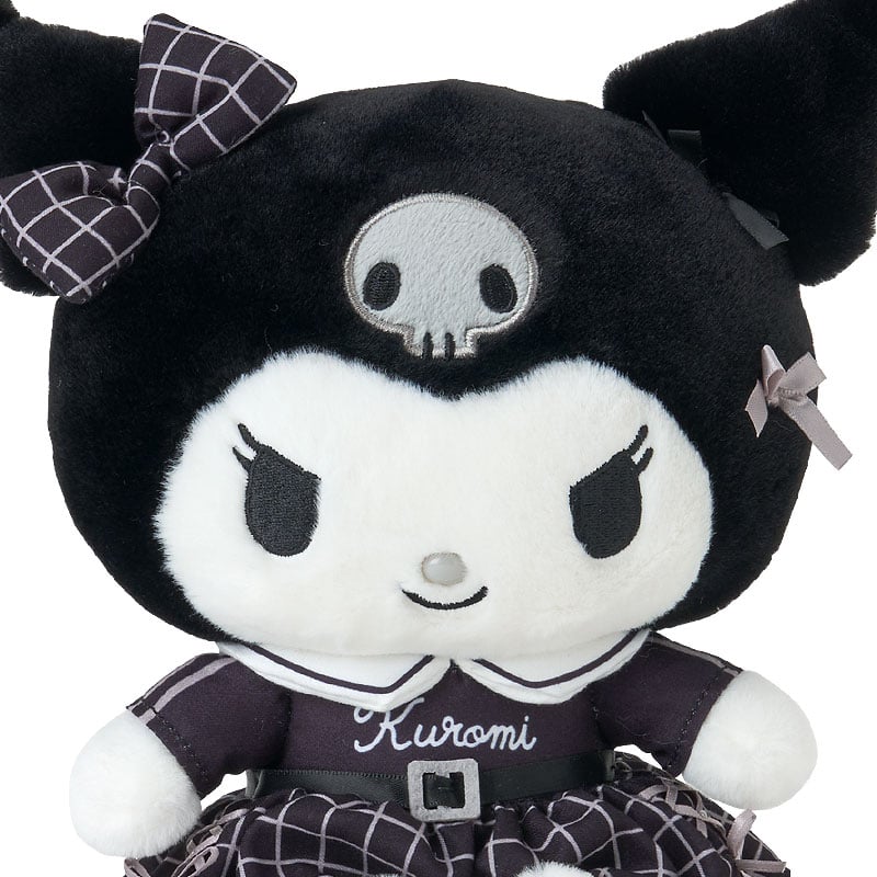 Kuromi 8" Plush (Silver Houndstooth Series) - Image 4