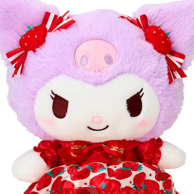 Kuromi 8" Plush (Strawberry News 50th Anniv. Series) - Image 3