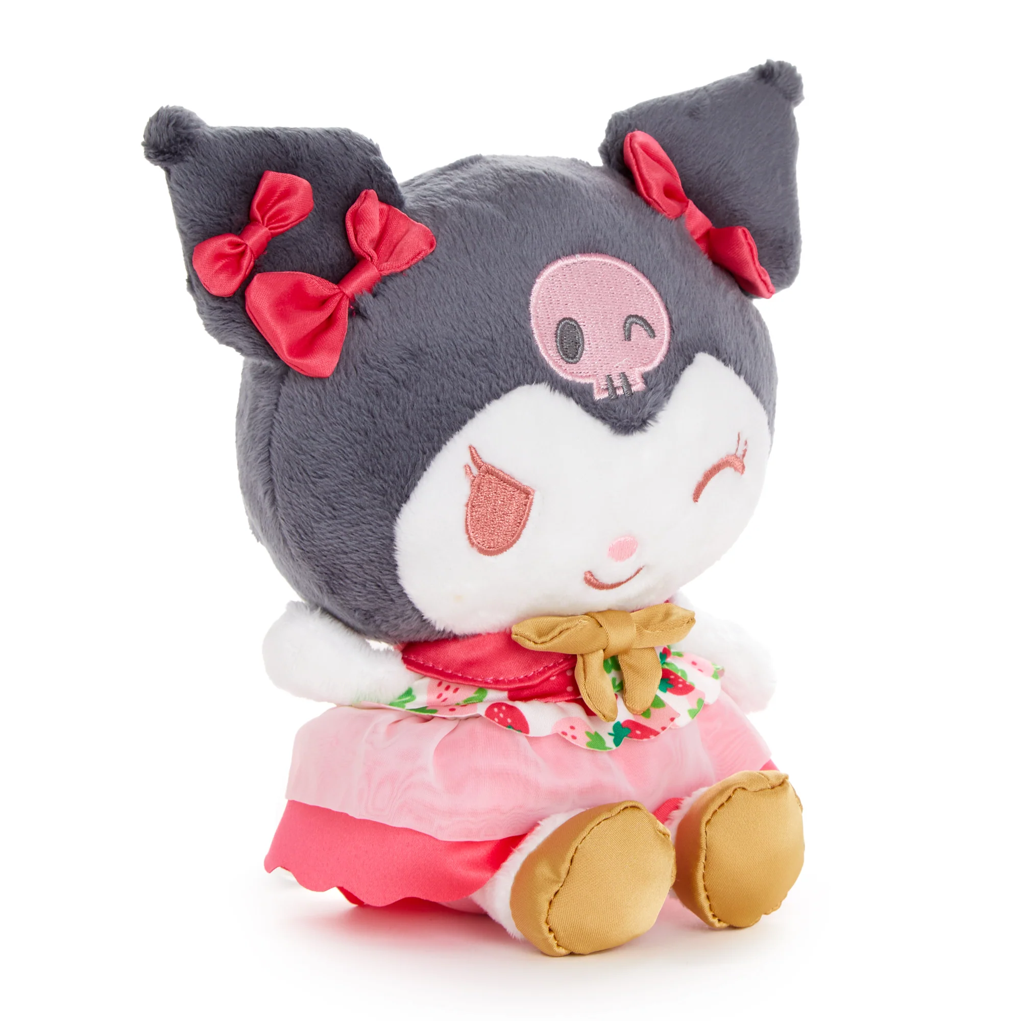 Kuromi 8" Plush (Strawberry News 50th Anniversary) - Image 2