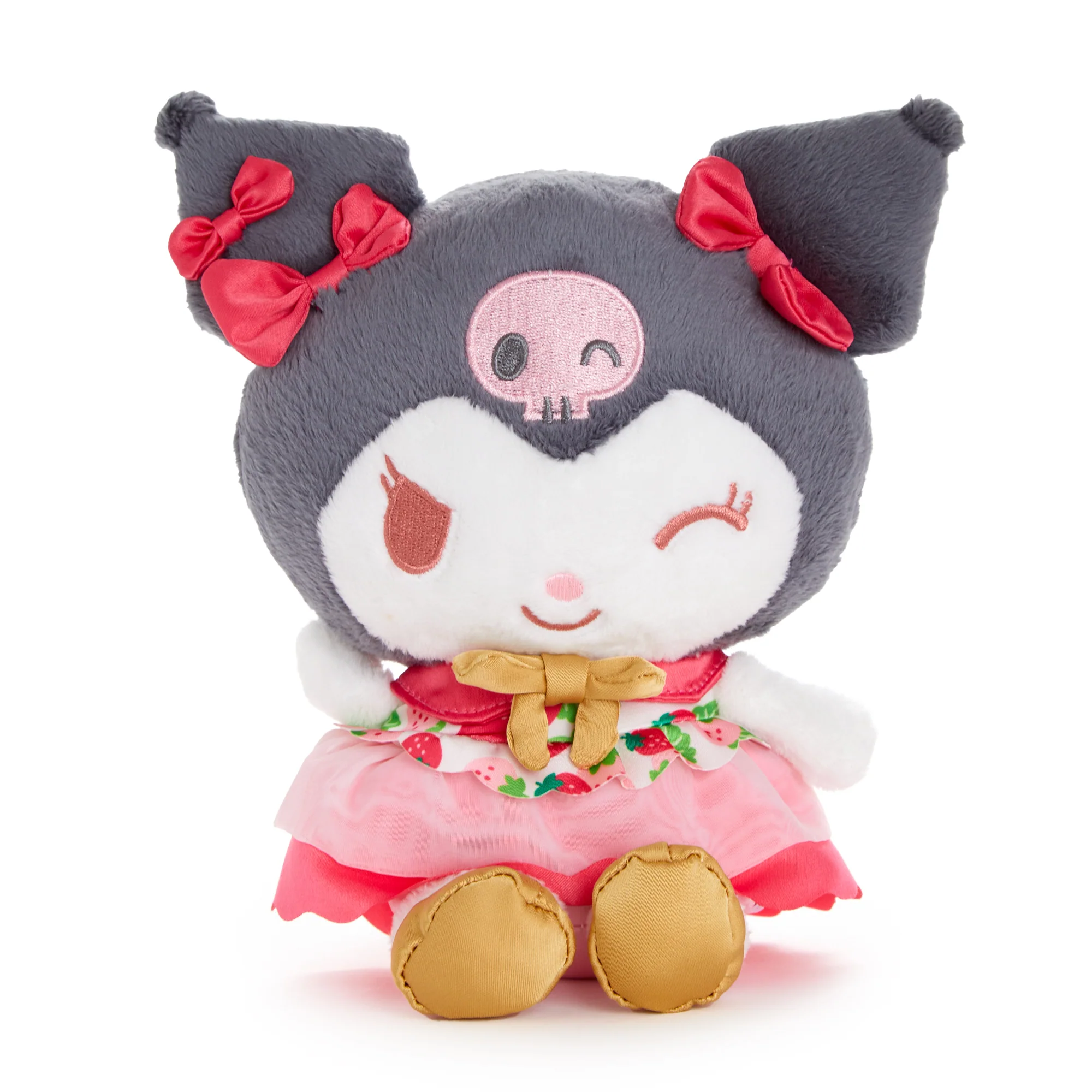 Kuromi 8" Plush (Strawberry News 50th Anniversary) - Image 6