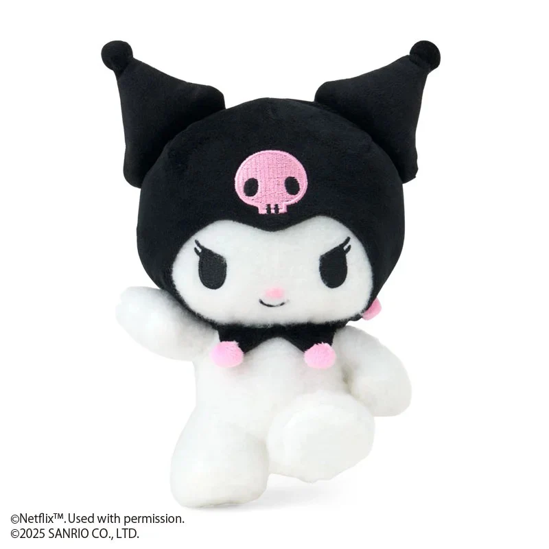 Kuromi 8" Posable Plush (My Melody & Kuromi Netflix Series) - Image 2