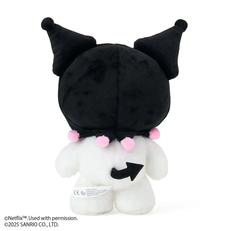 Kuromi 8" Posable Plush (My Melody & Kuromi Netflix Series) - Image 3