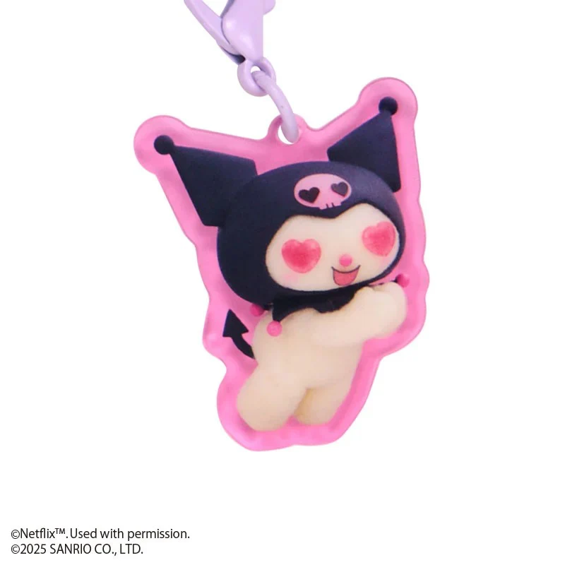 Kuromi Acrylic Keychain (My Melody & Kuromi Netflix Series) - Image 3